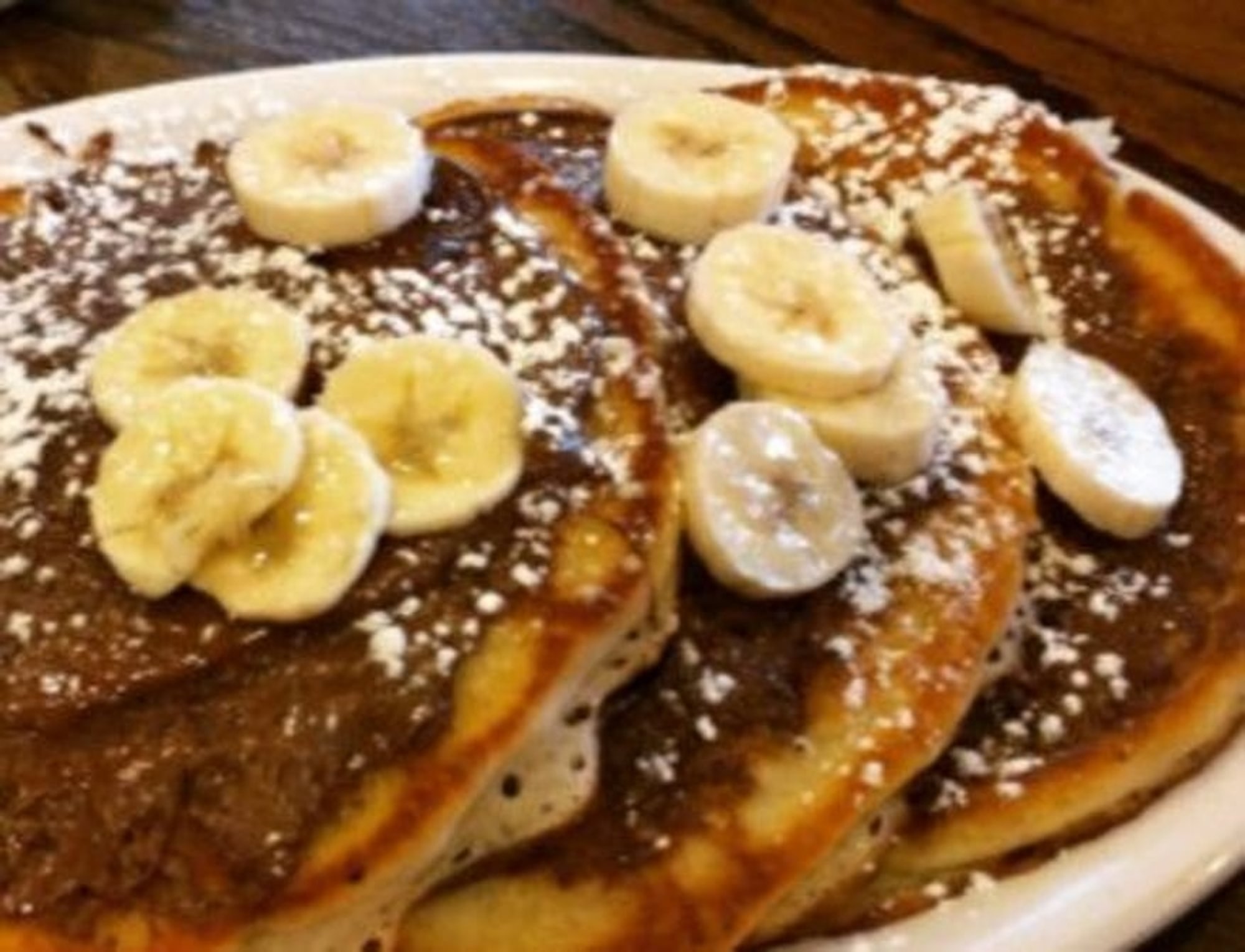 Three Banana Nutella Pancakes