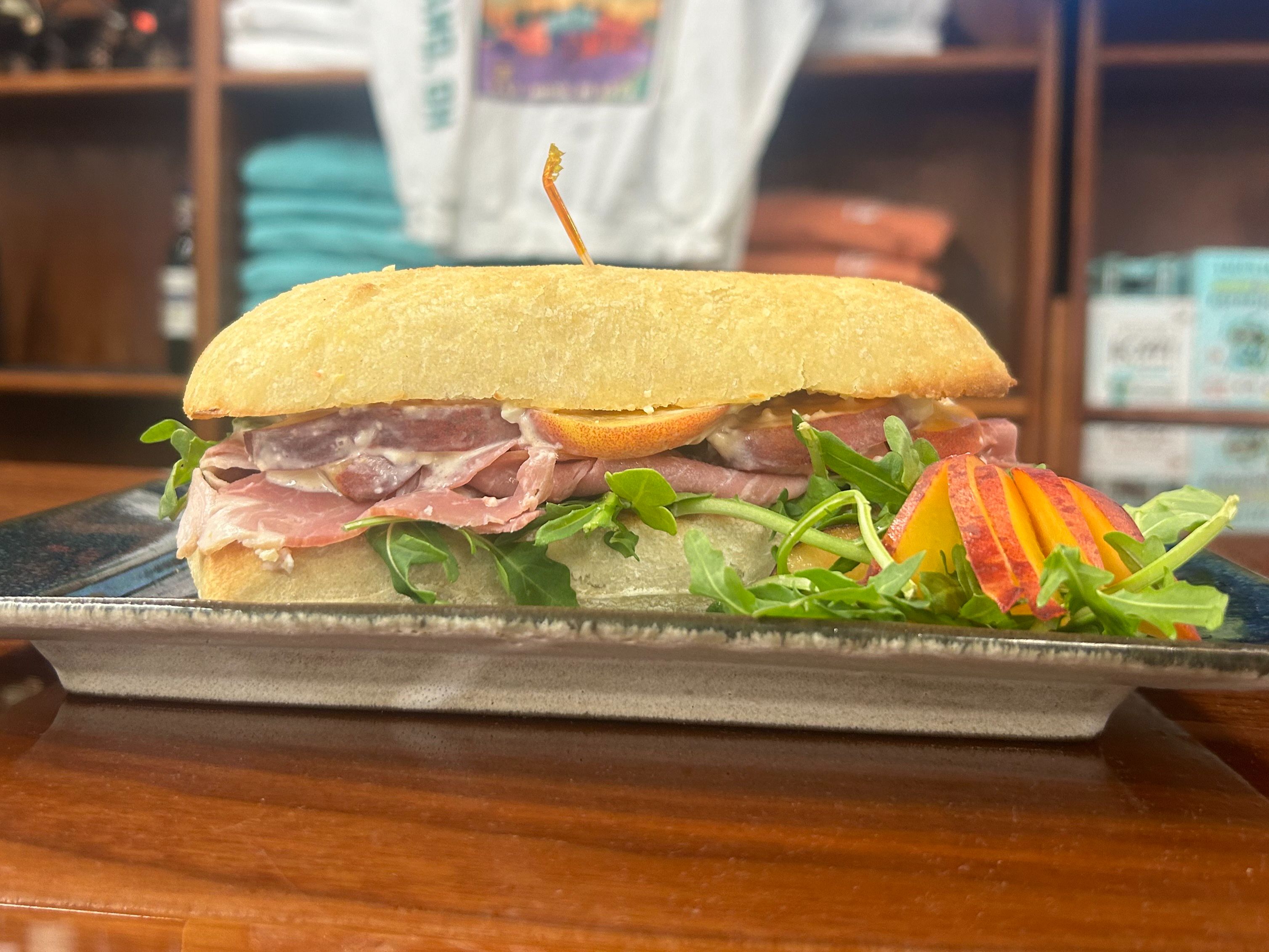 Sandwich Special - Rosemary Peach Summer Stack