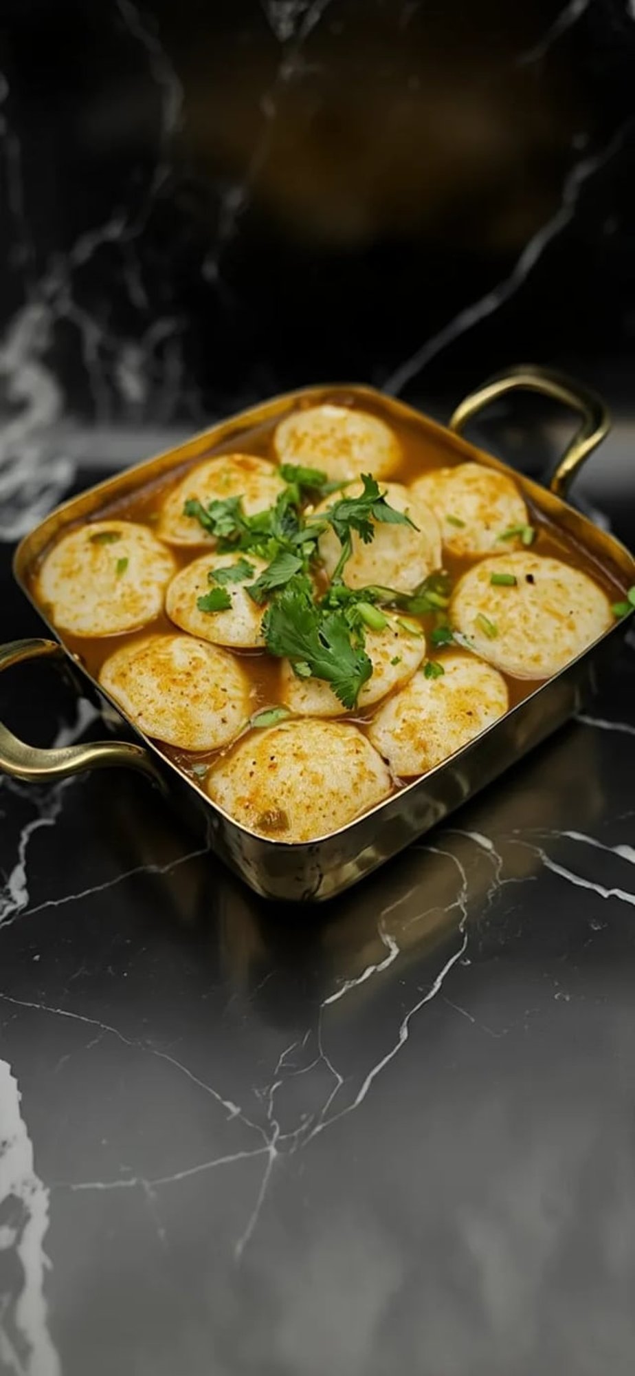 Rasam Button Idly