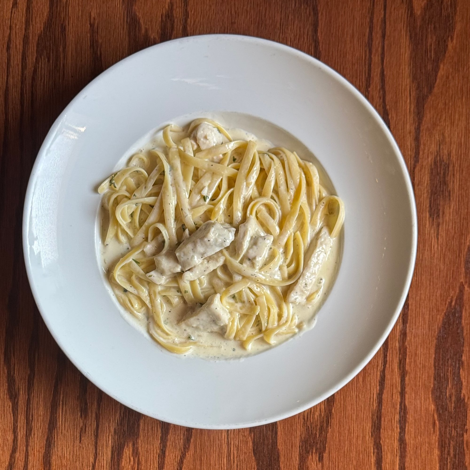 Chicken Fettuccine or Tortellini Alfredo