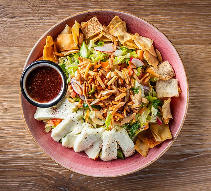 Halloumi Fattoush