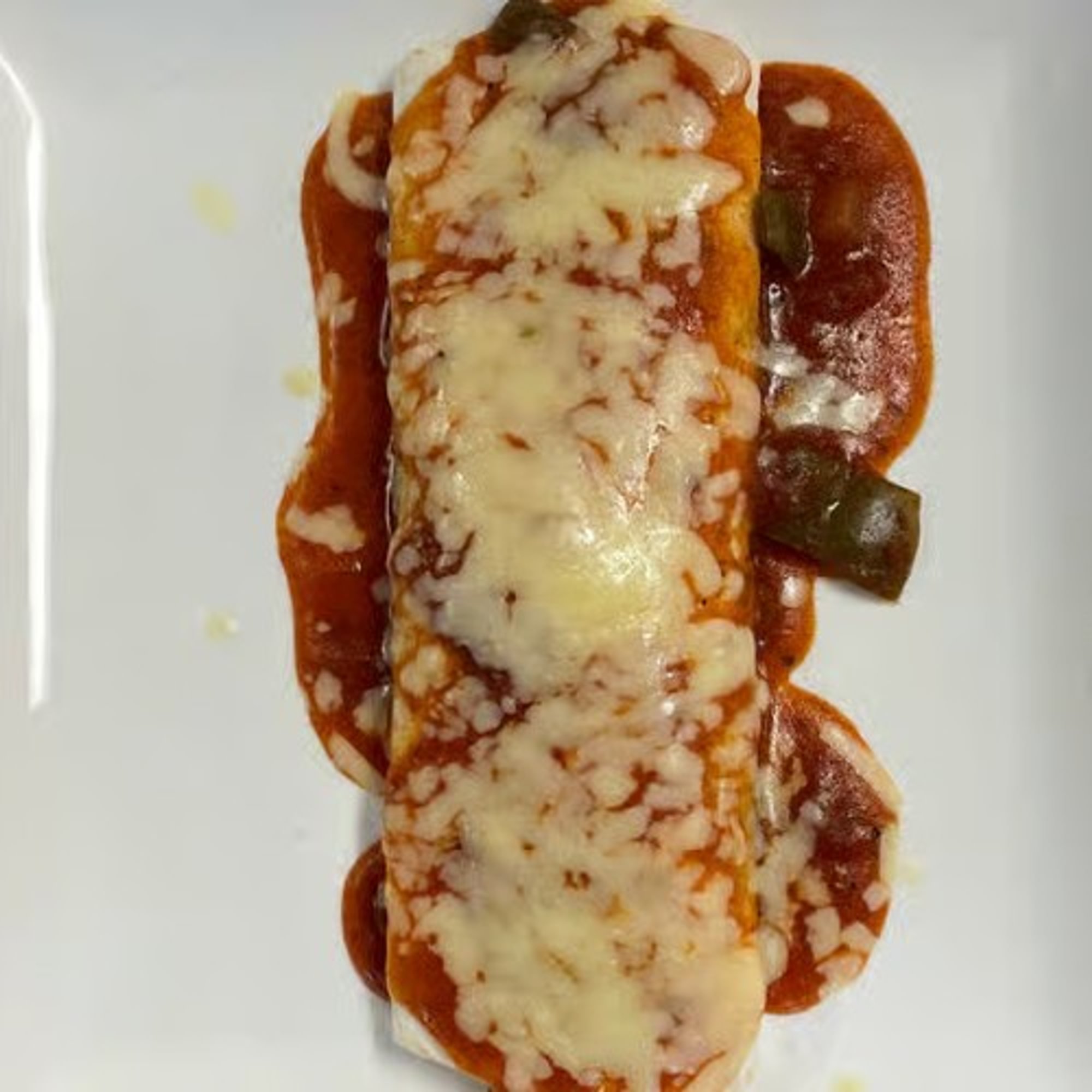 J. One Burrito, Beef or Chicken Combo