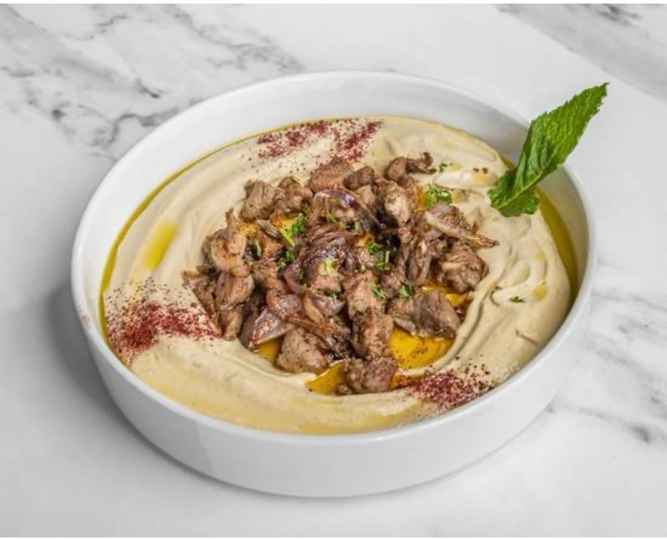 Hummus with Lamb