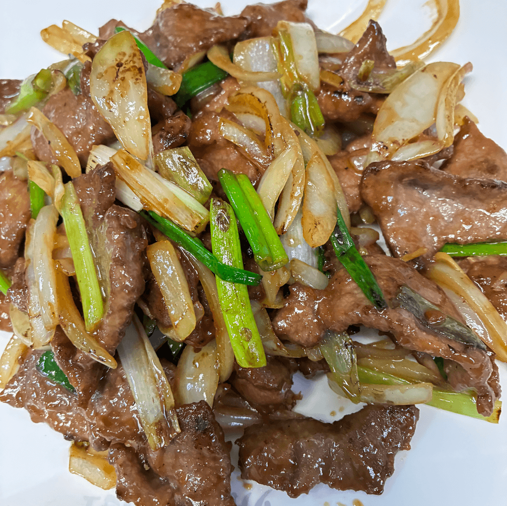 Sauteed Sliced Lamb with Scallion 葱爆羊肉