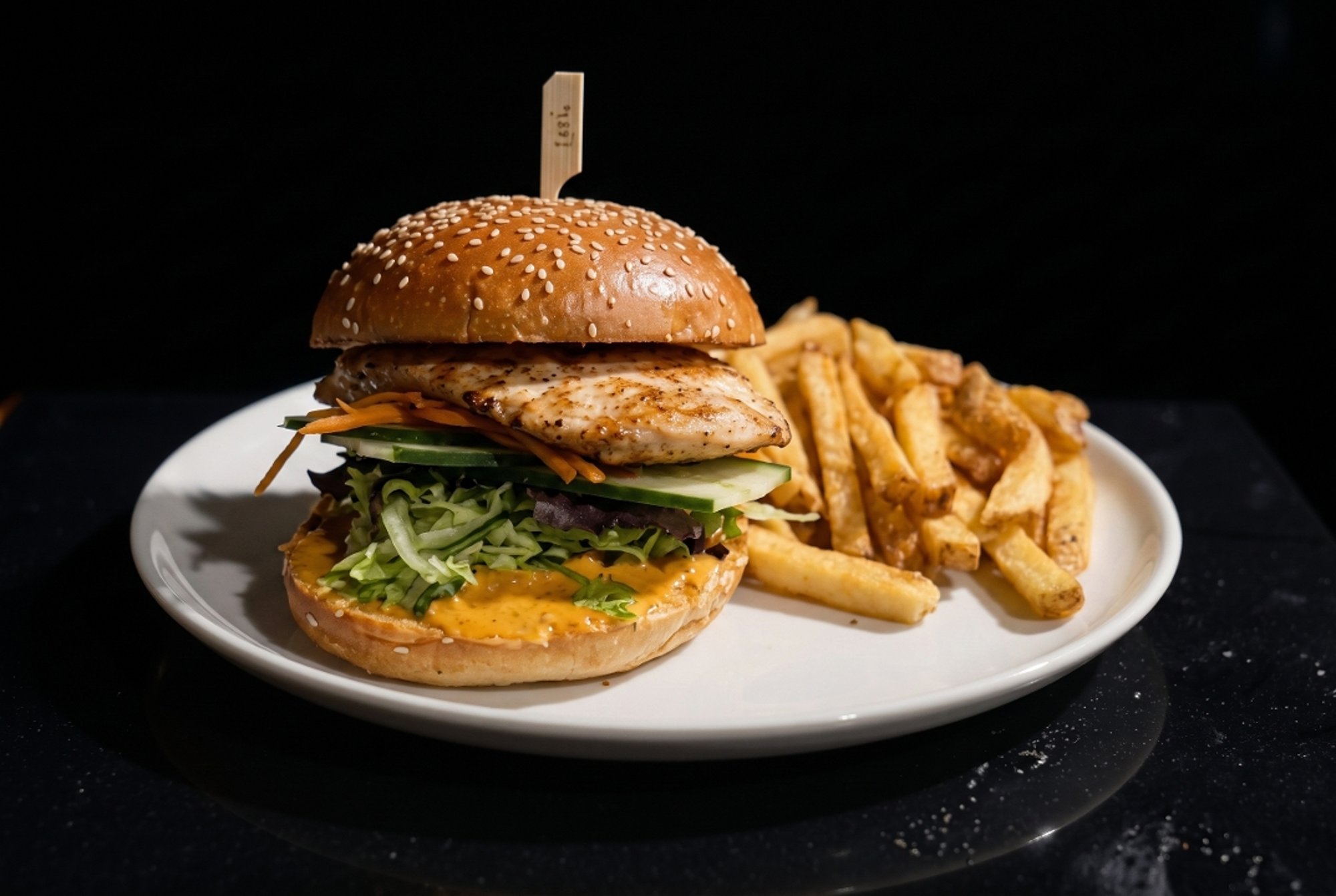 Hardwood Grilled Chicken Burger