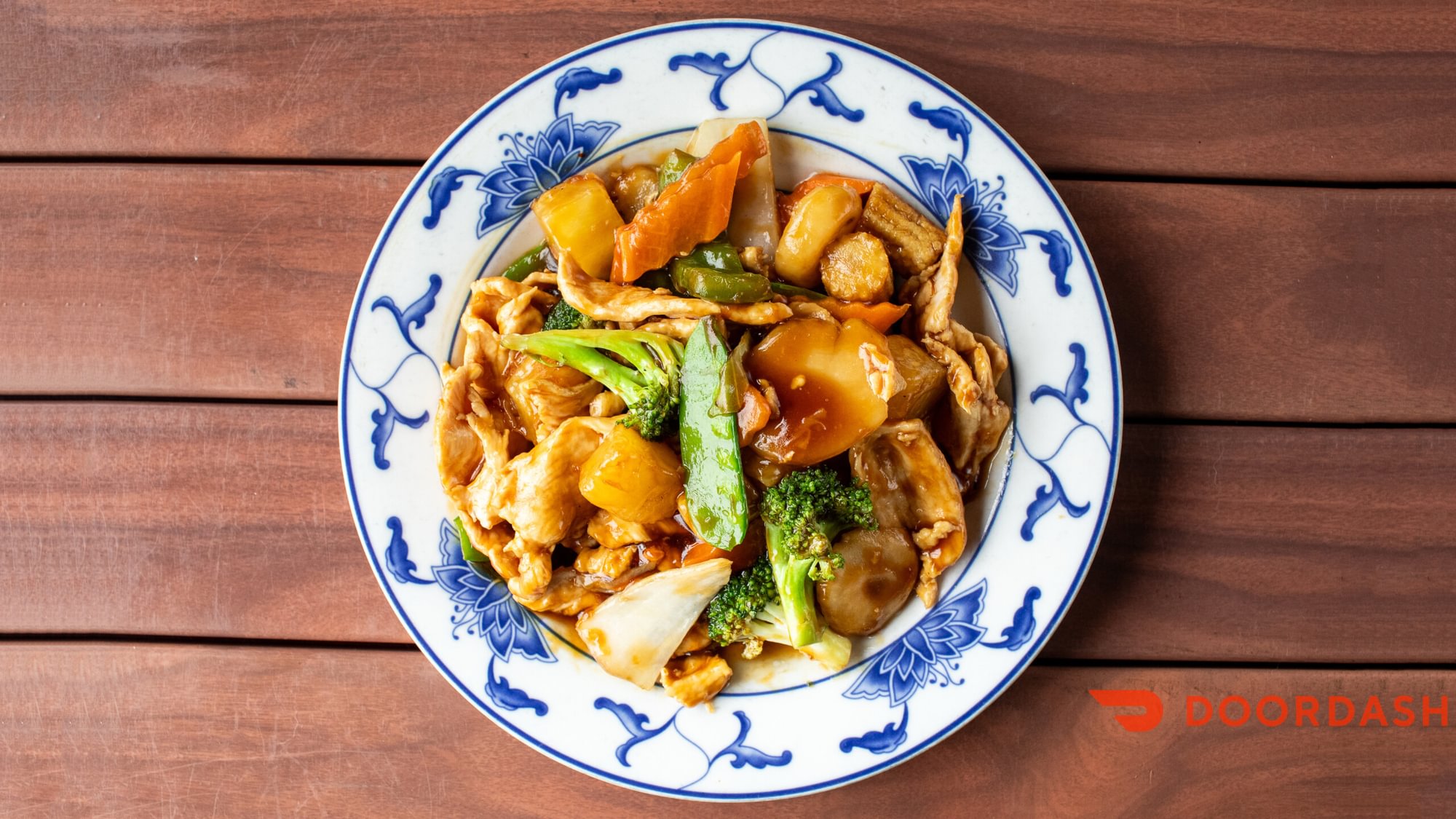 68. Chicken with pineapple sauce