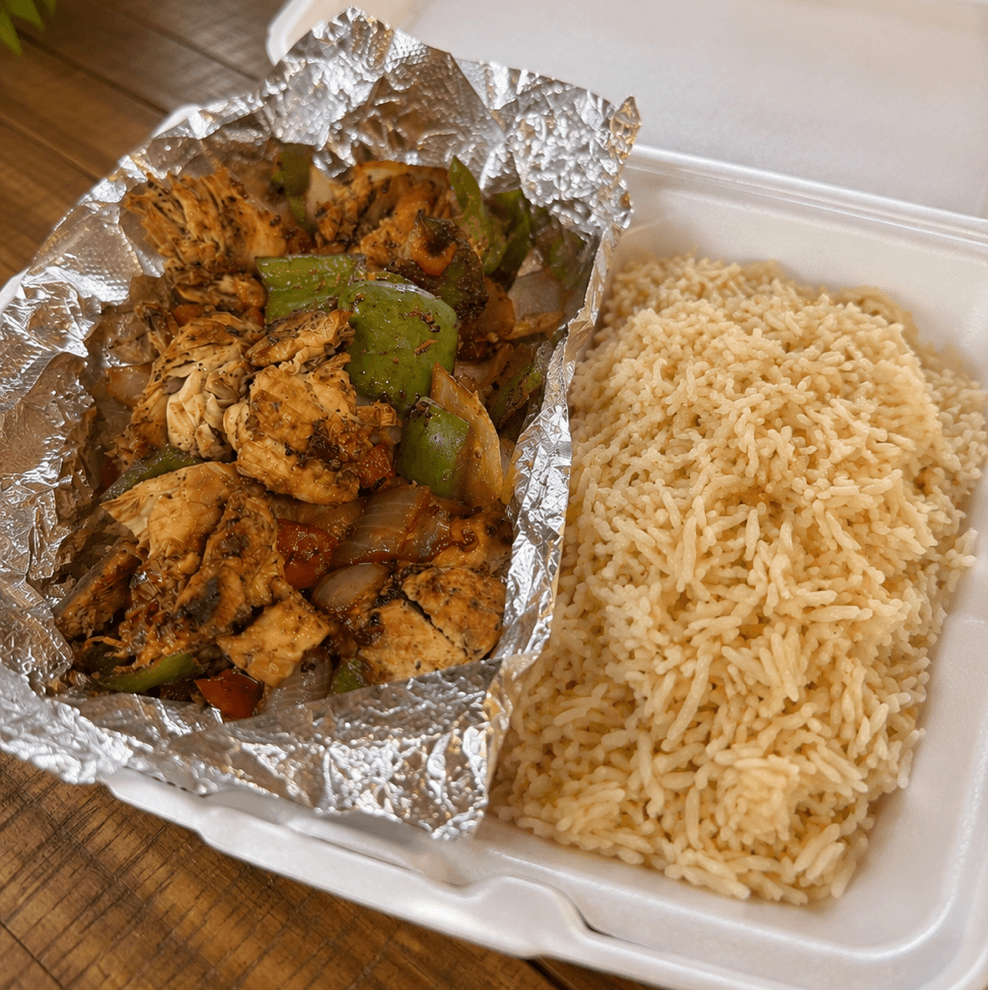 Chicken Kabobs Dinner