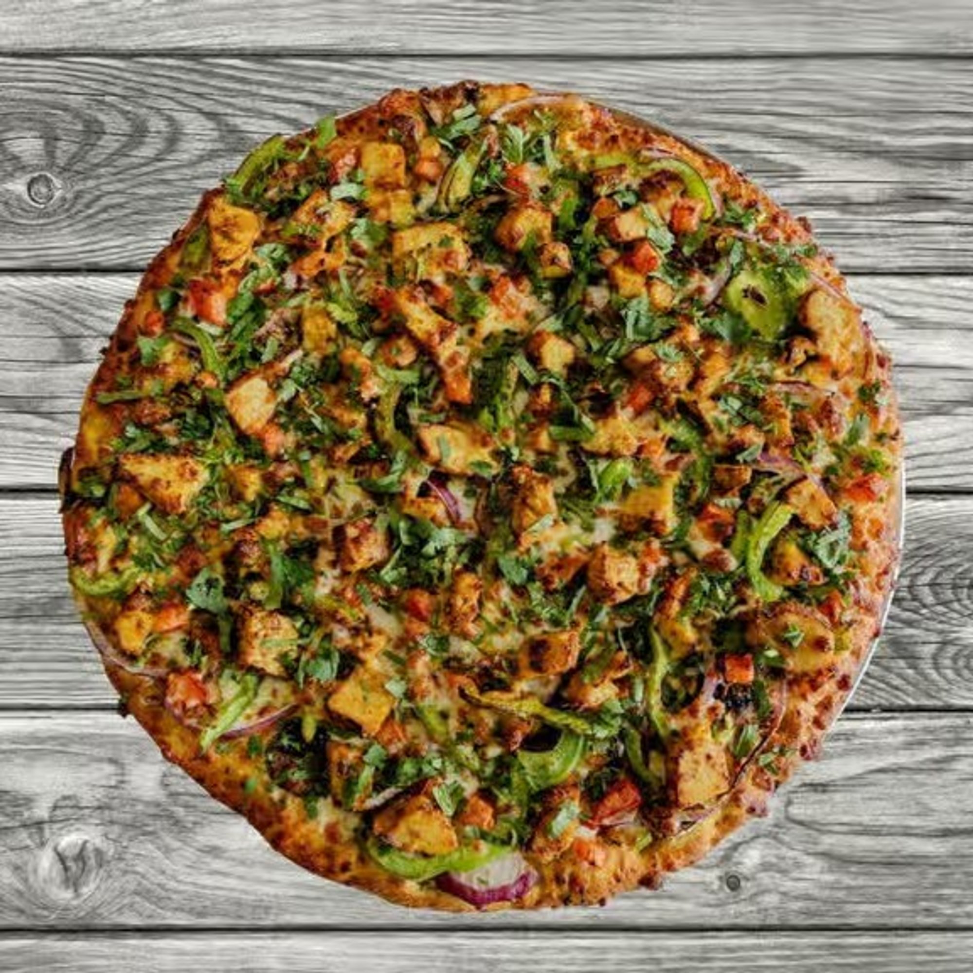 Curry Chicken Pizza