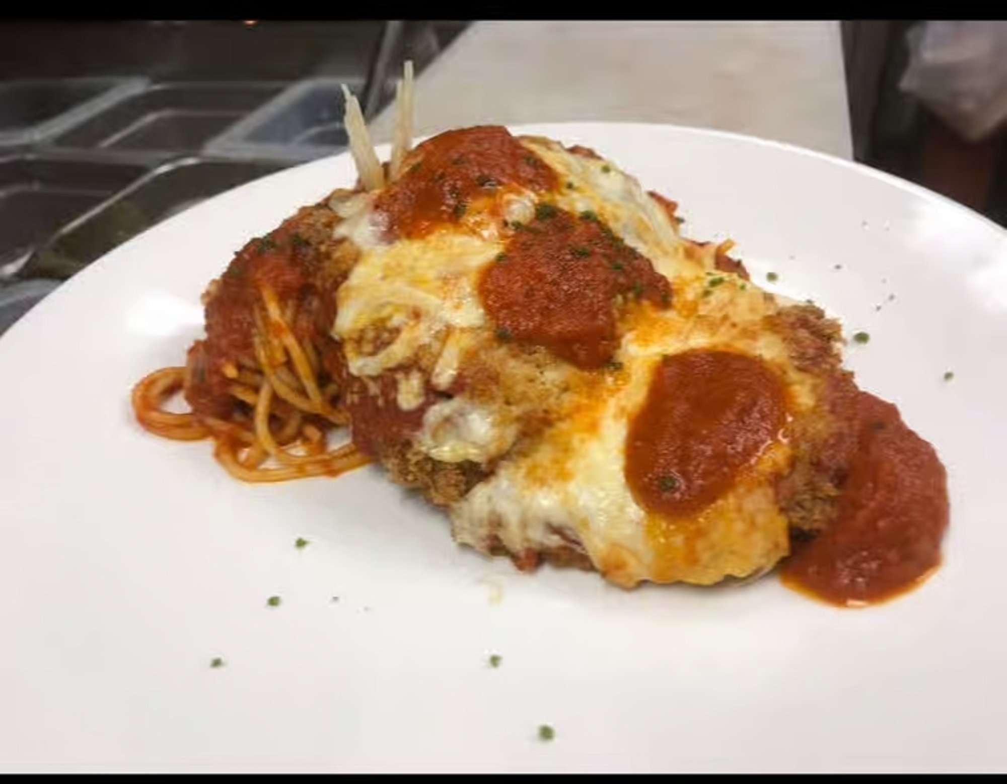 Eggplant parm pasta