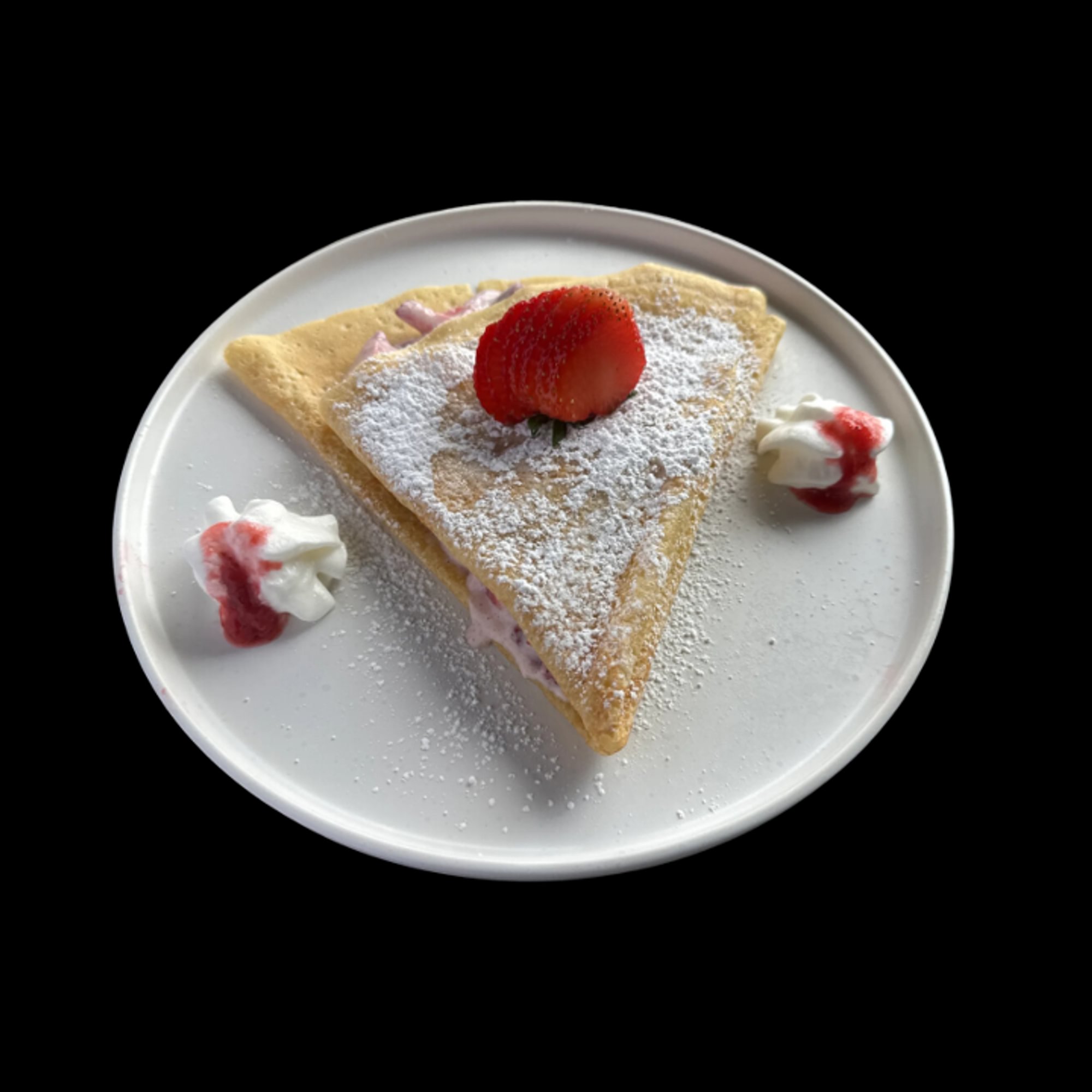 Fresas con Crema Crepe