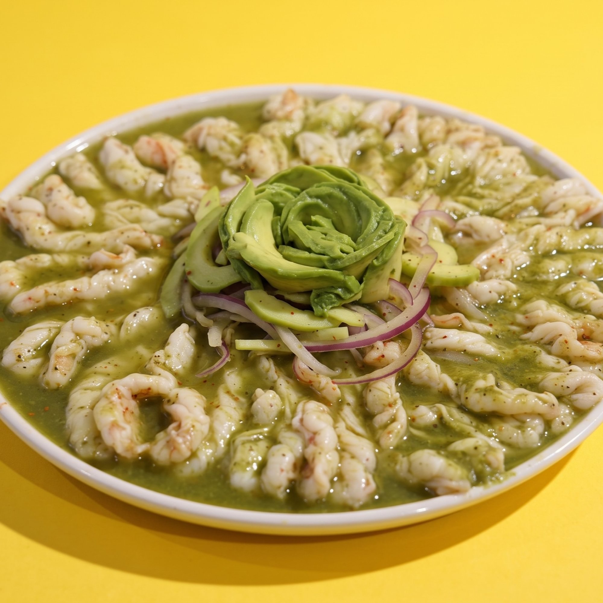 Aguachiles Verdes [Shrimp in Green Sauce]