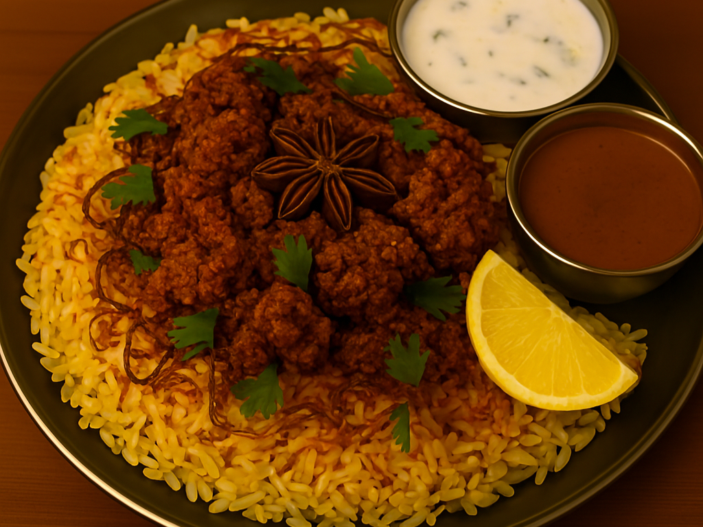 Lamb Kheema Biryani