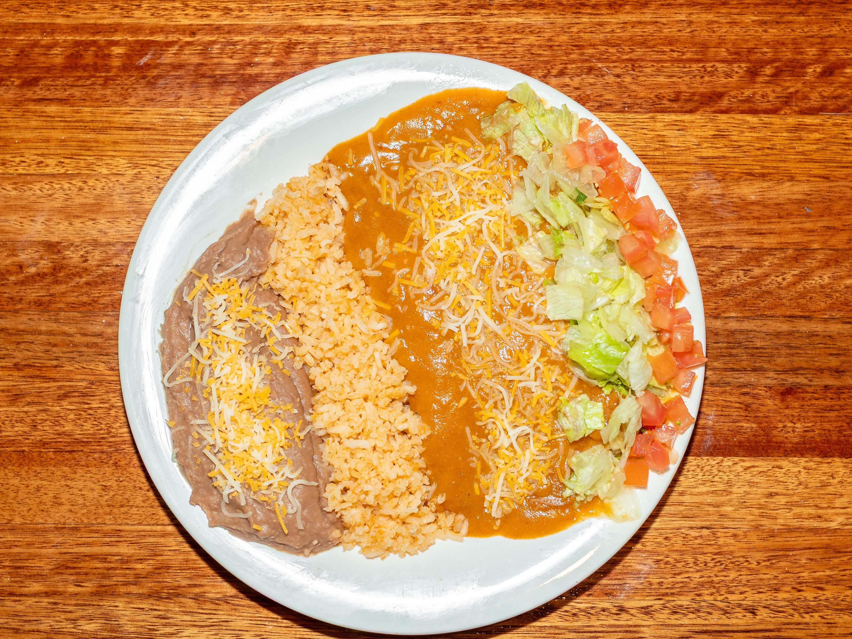 Cheese Enchilada Plate