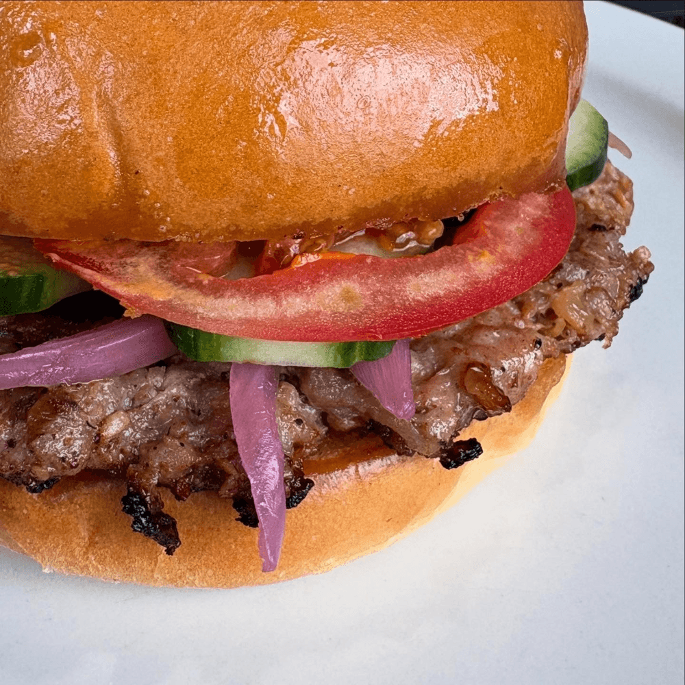 Pork Ginger Smash Burger