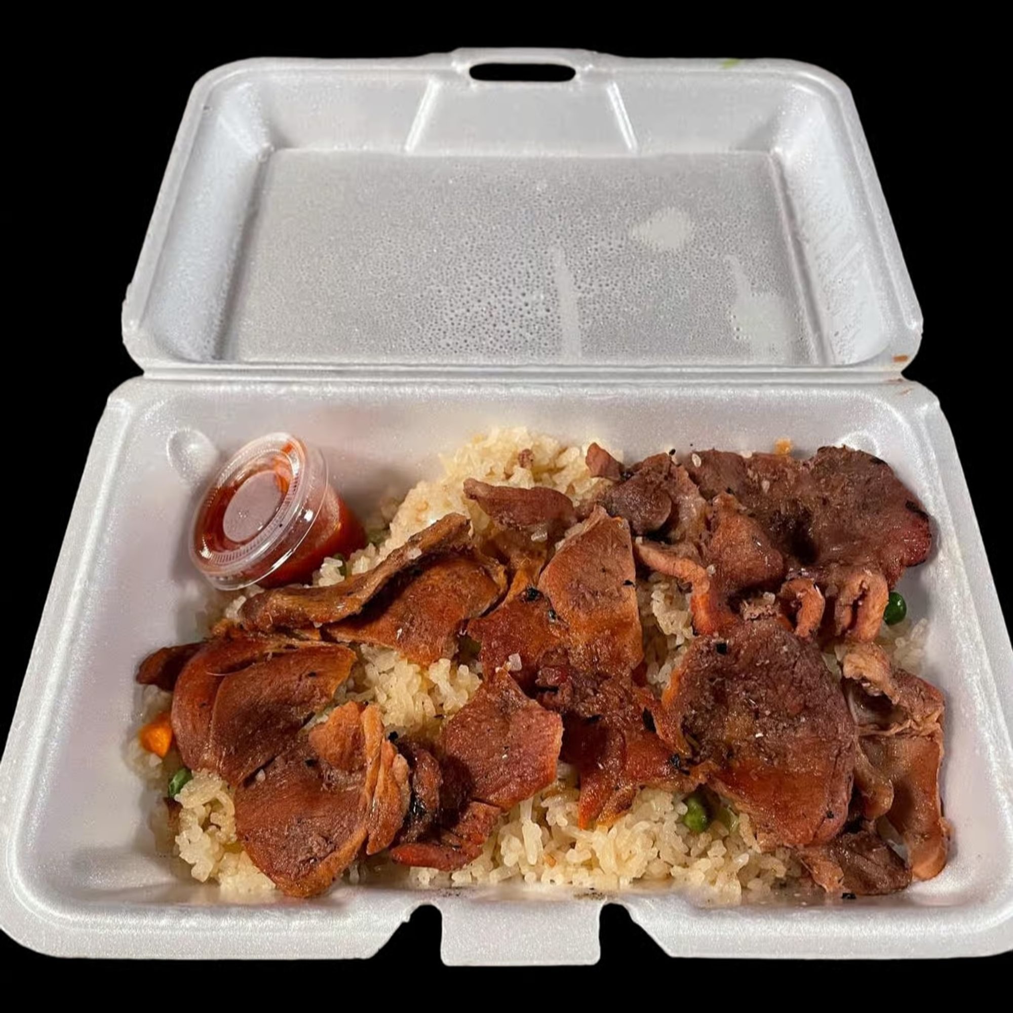 74. Cơm Chiên Thịt Nướng - Pork Over Fried Rice
