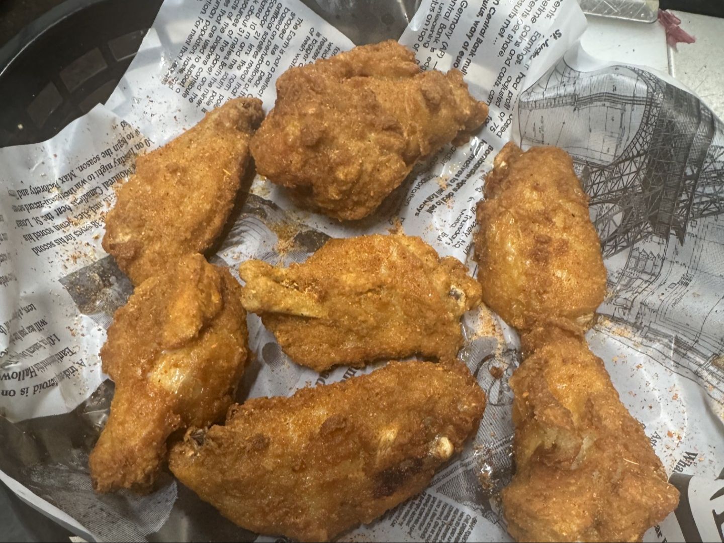 Breaded Chicken Wings (25 Pc)