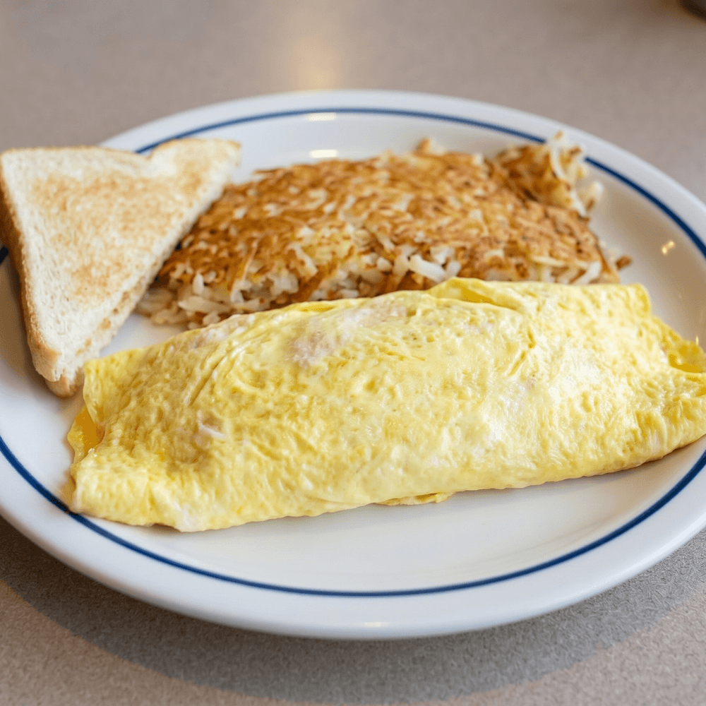 Three Meat & Cheese Omelet