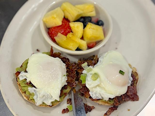Bacon Avocado Benny