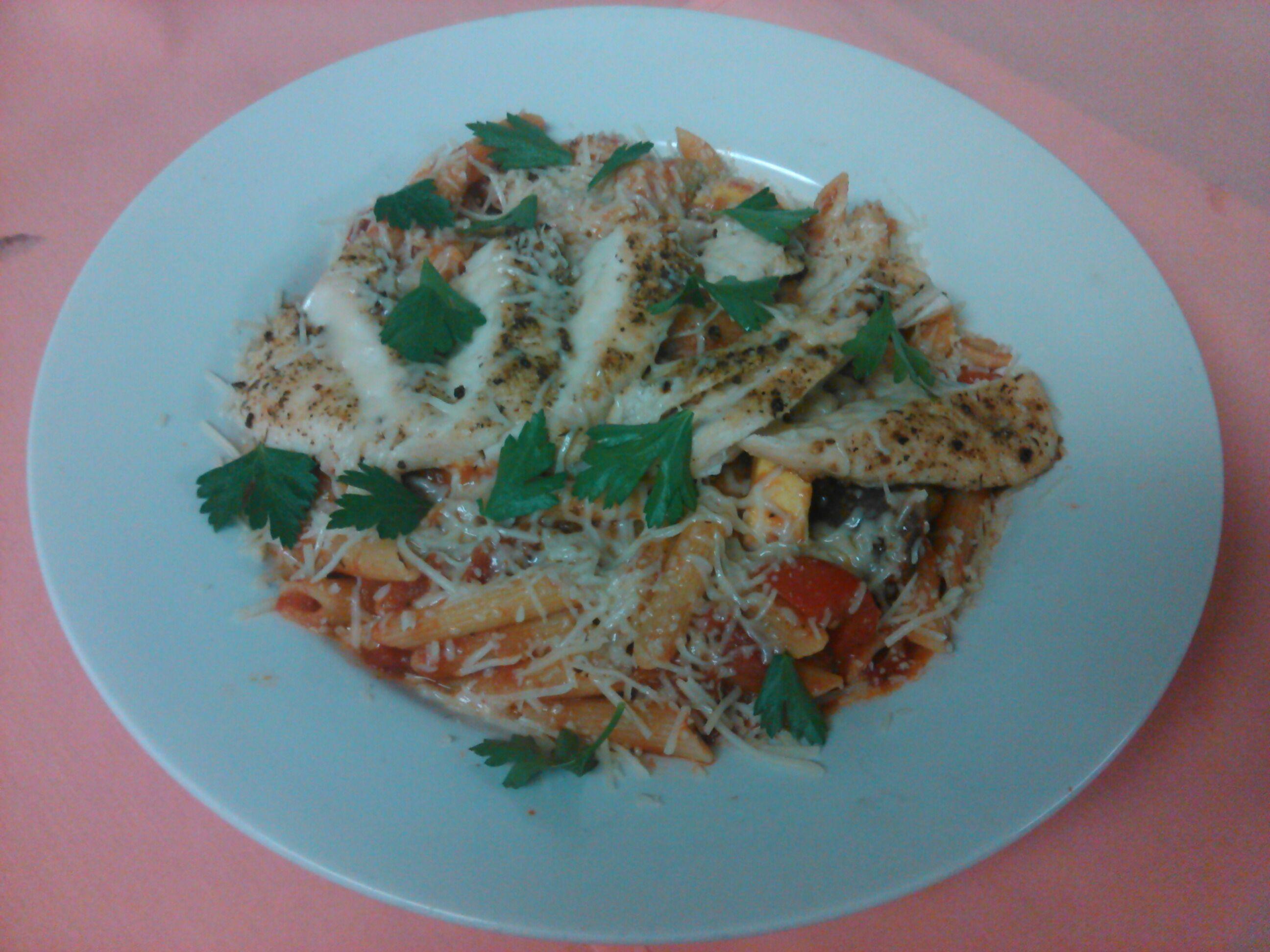 Tuscan Chicken pasta!