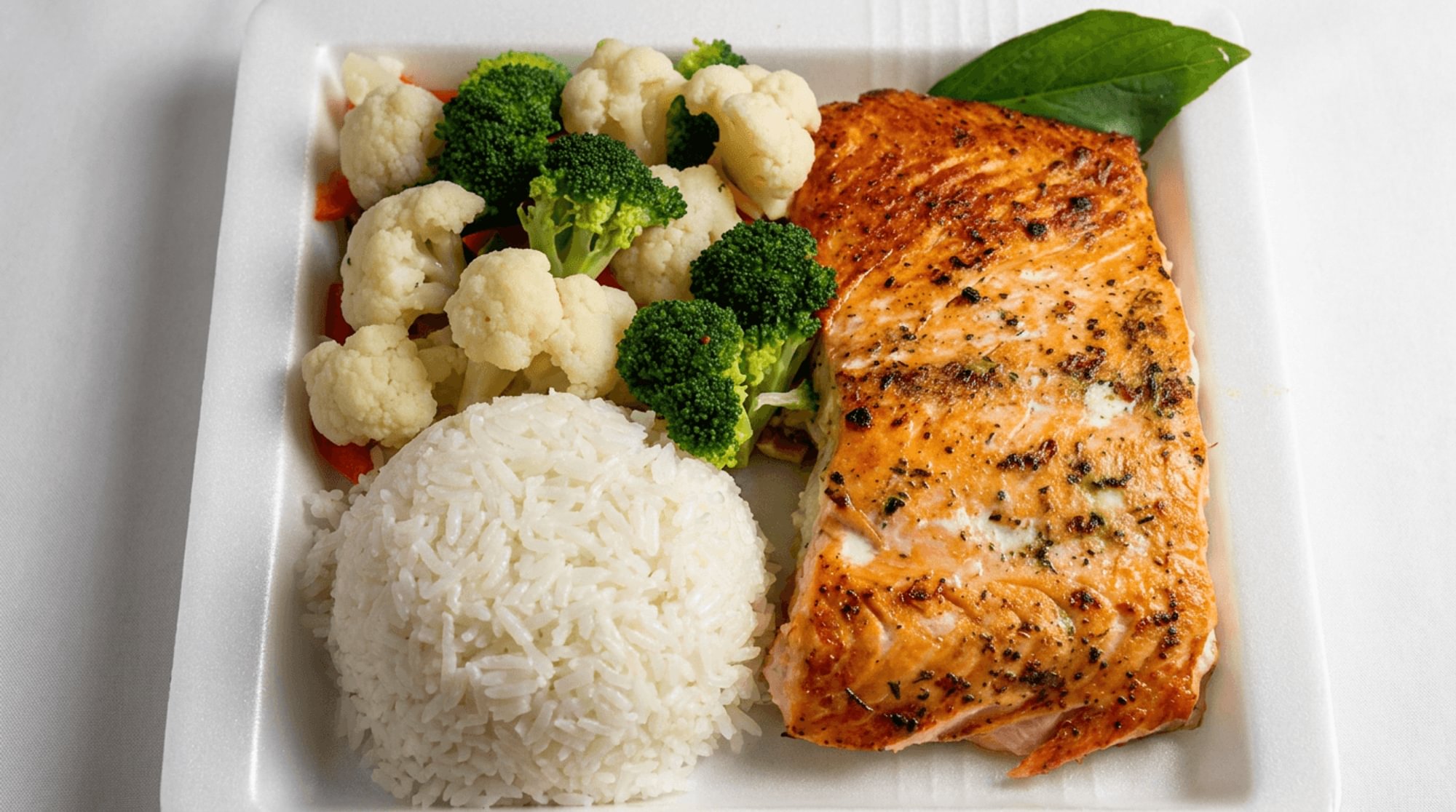 Grilled Salmon with Vegetables