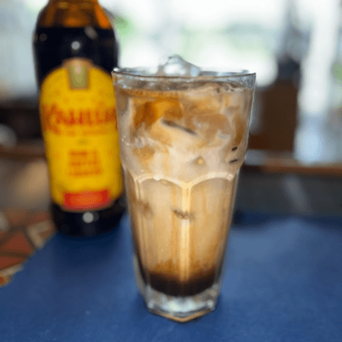 Iced Cafe Con Leche