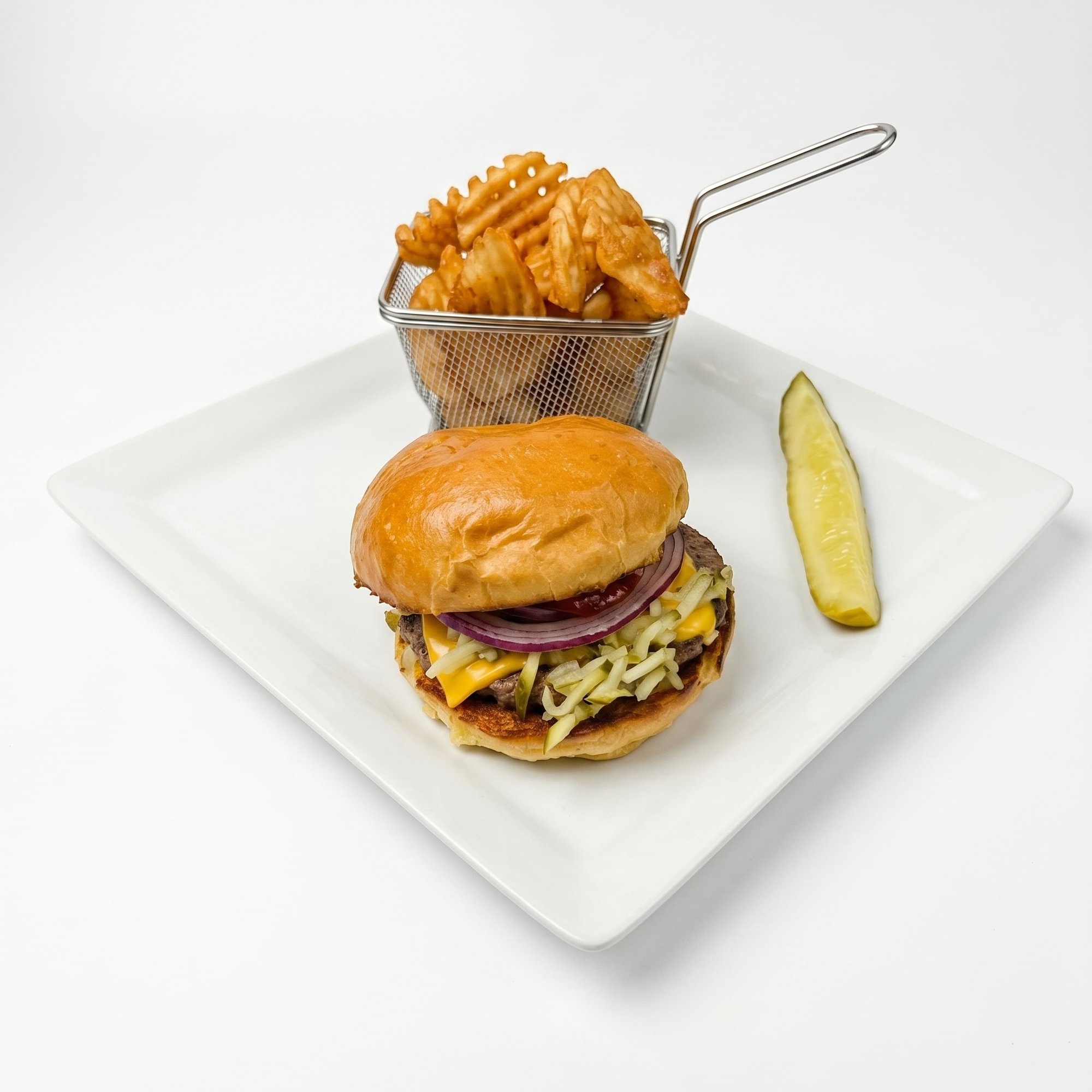 Special Quarter Pound Burger with Potato