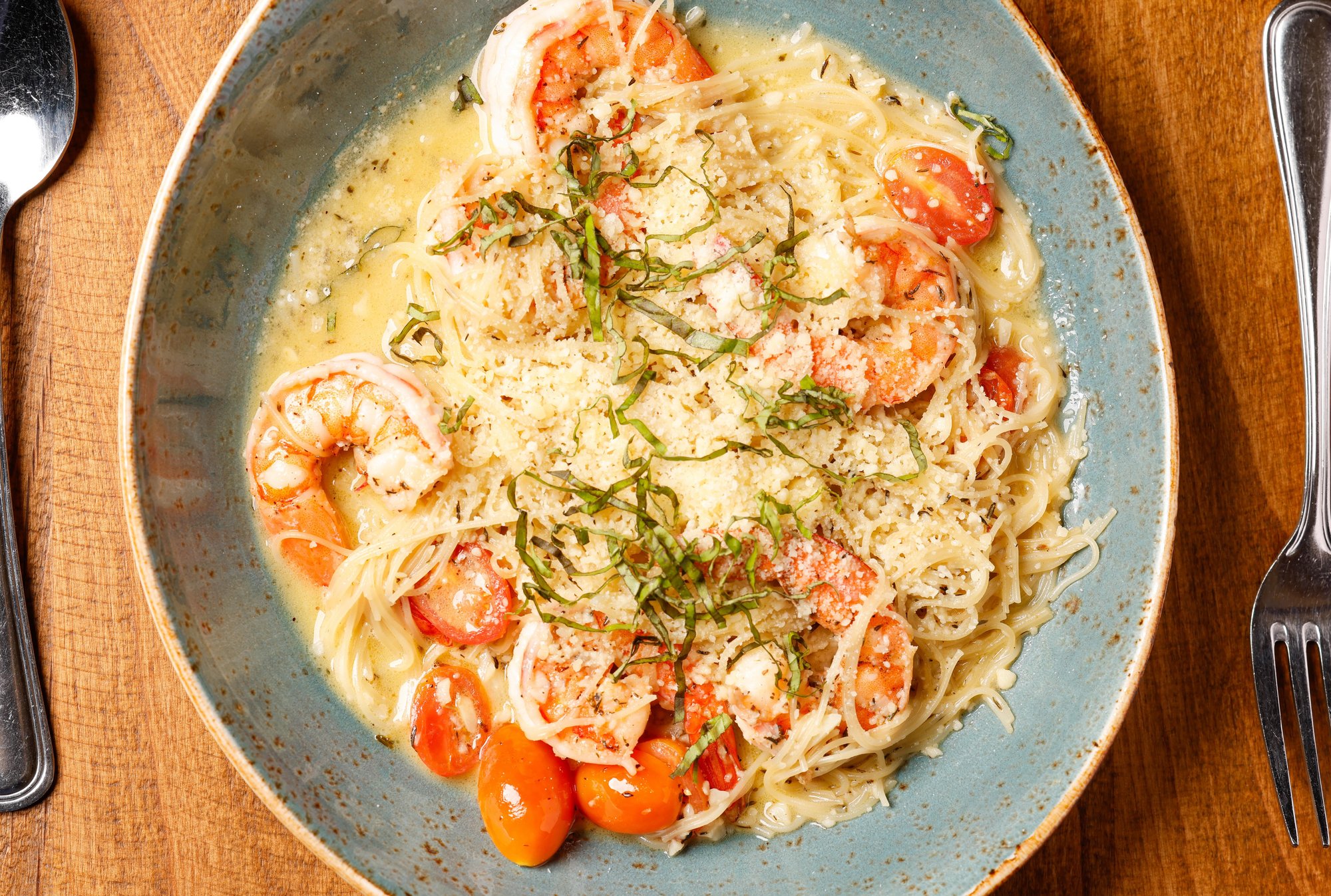 Capellini Scampi
