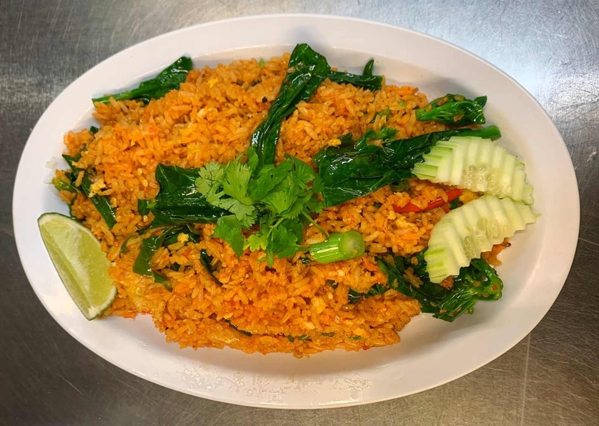 Crab Paste Fried Rice