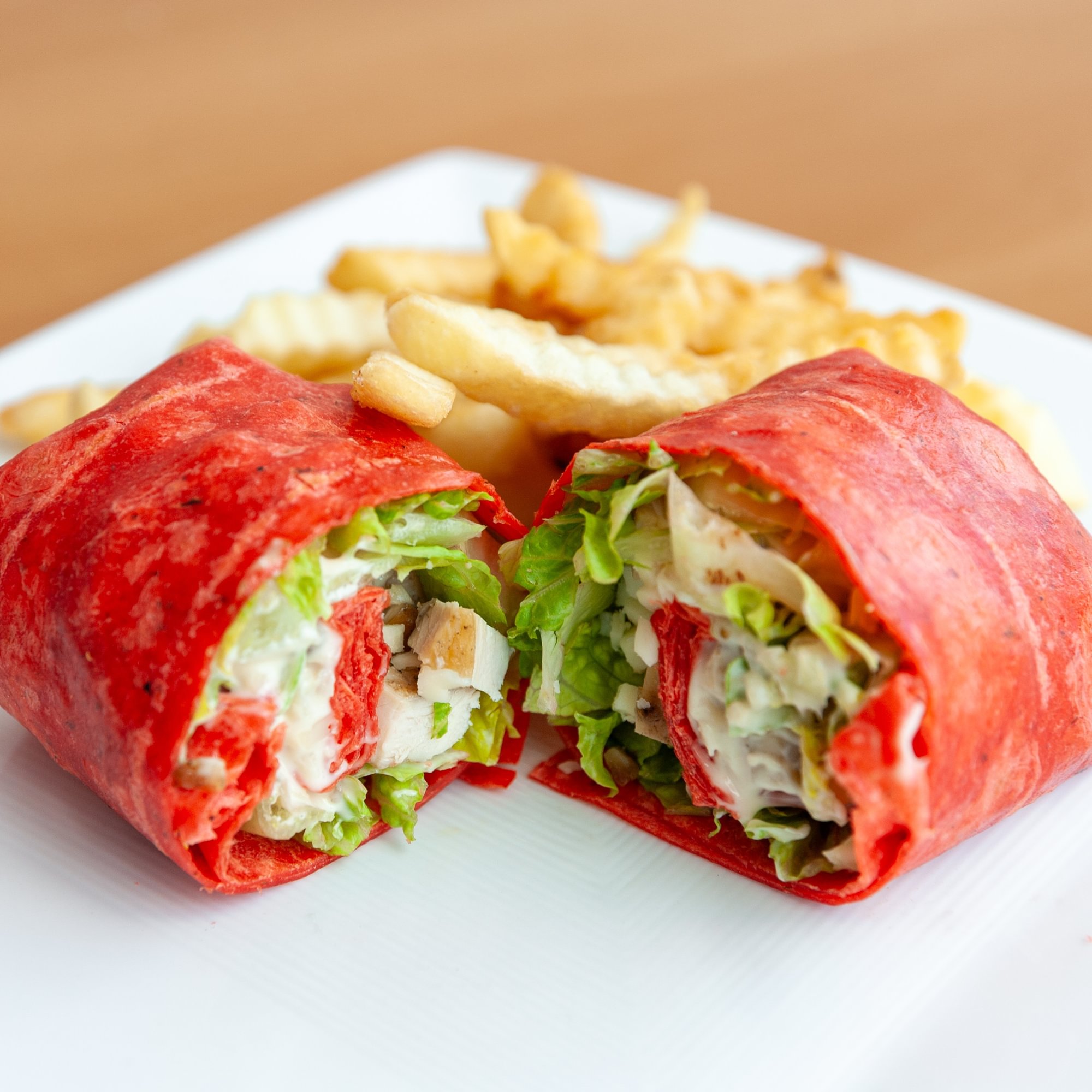 Grilled Chicken Cesar & Mozzarella Wrap