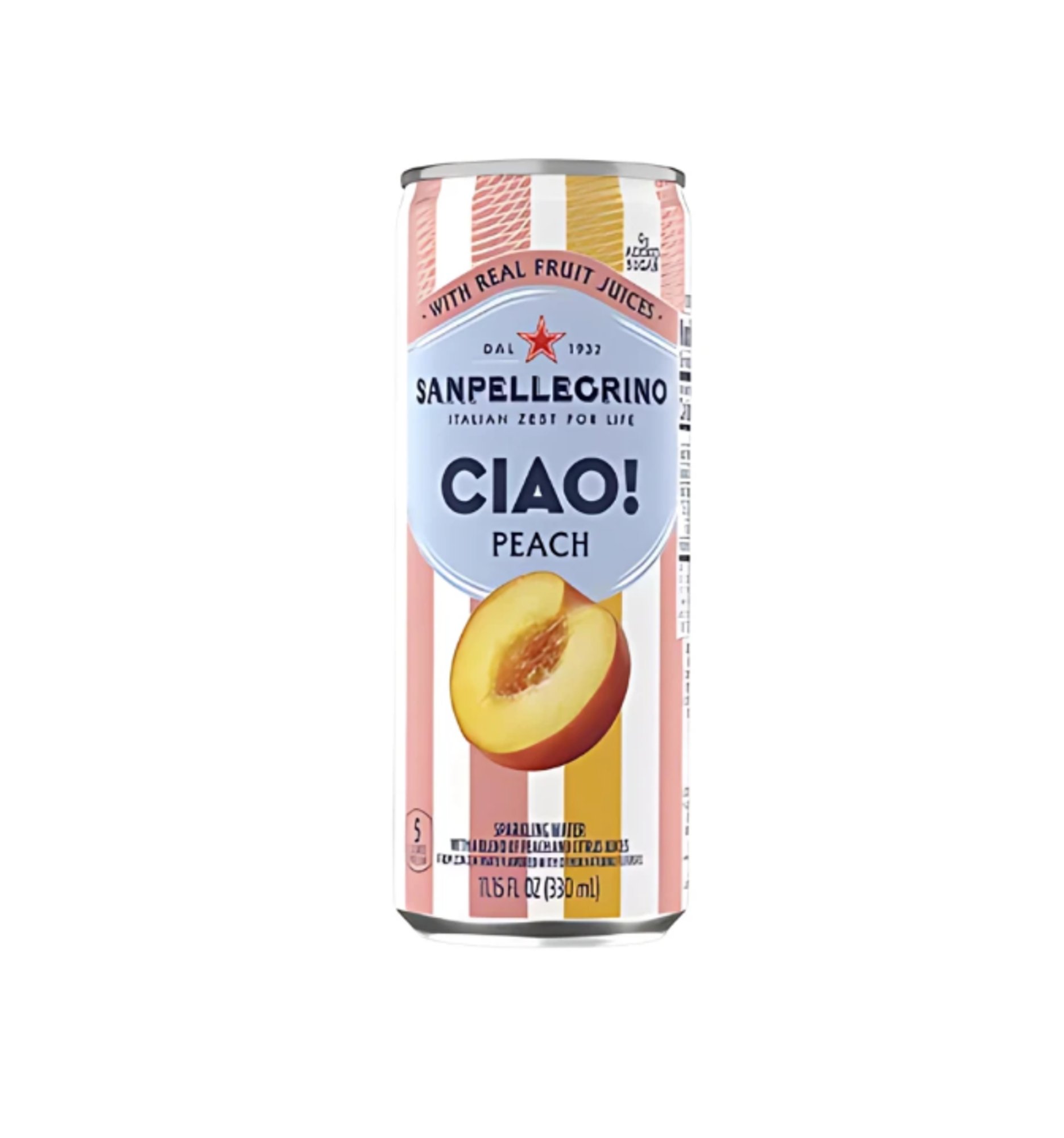 San pellegrino peach sparkling water
