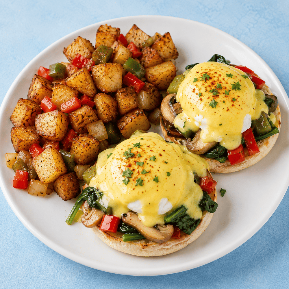 Veggie Eggs Benedict - O