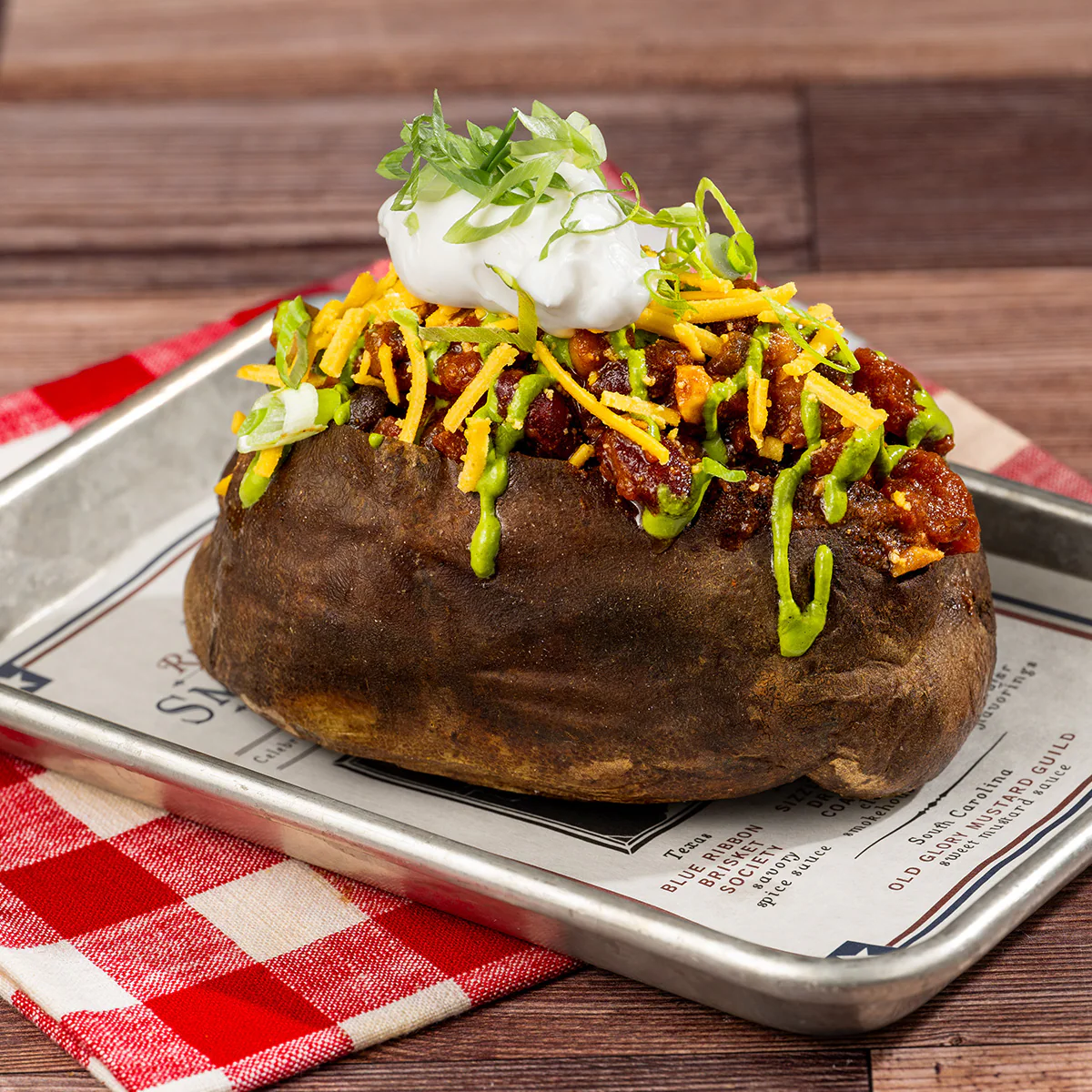Plant-based Chili Baked Potato