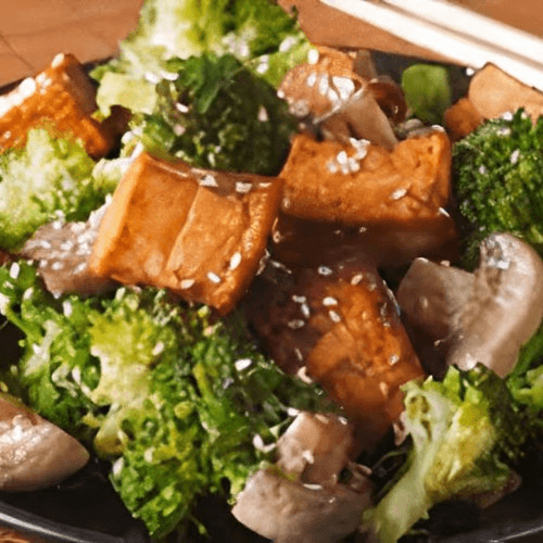 Tofu, Broccoli & Mushrooms