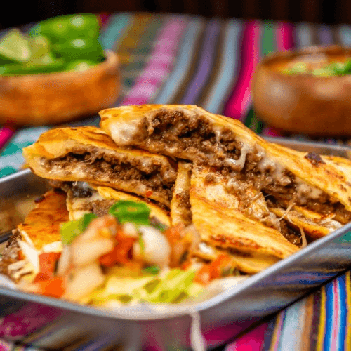 Cheeseburger Quesadilla
