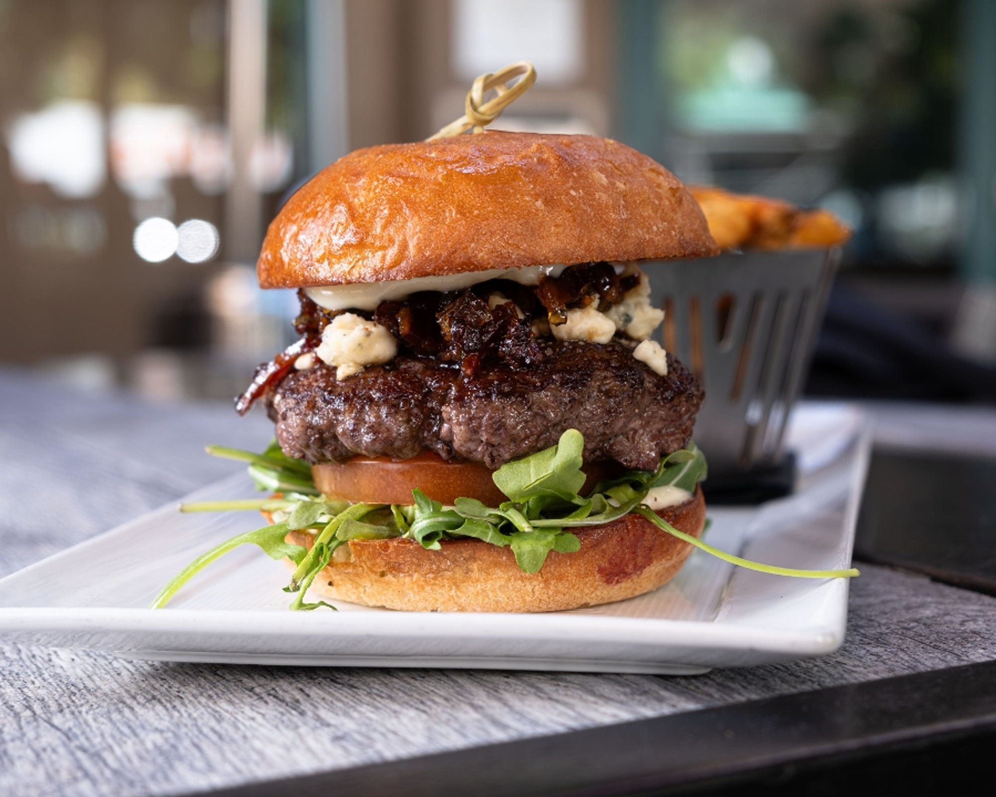 Bacon Jam Blue Cheese Burger