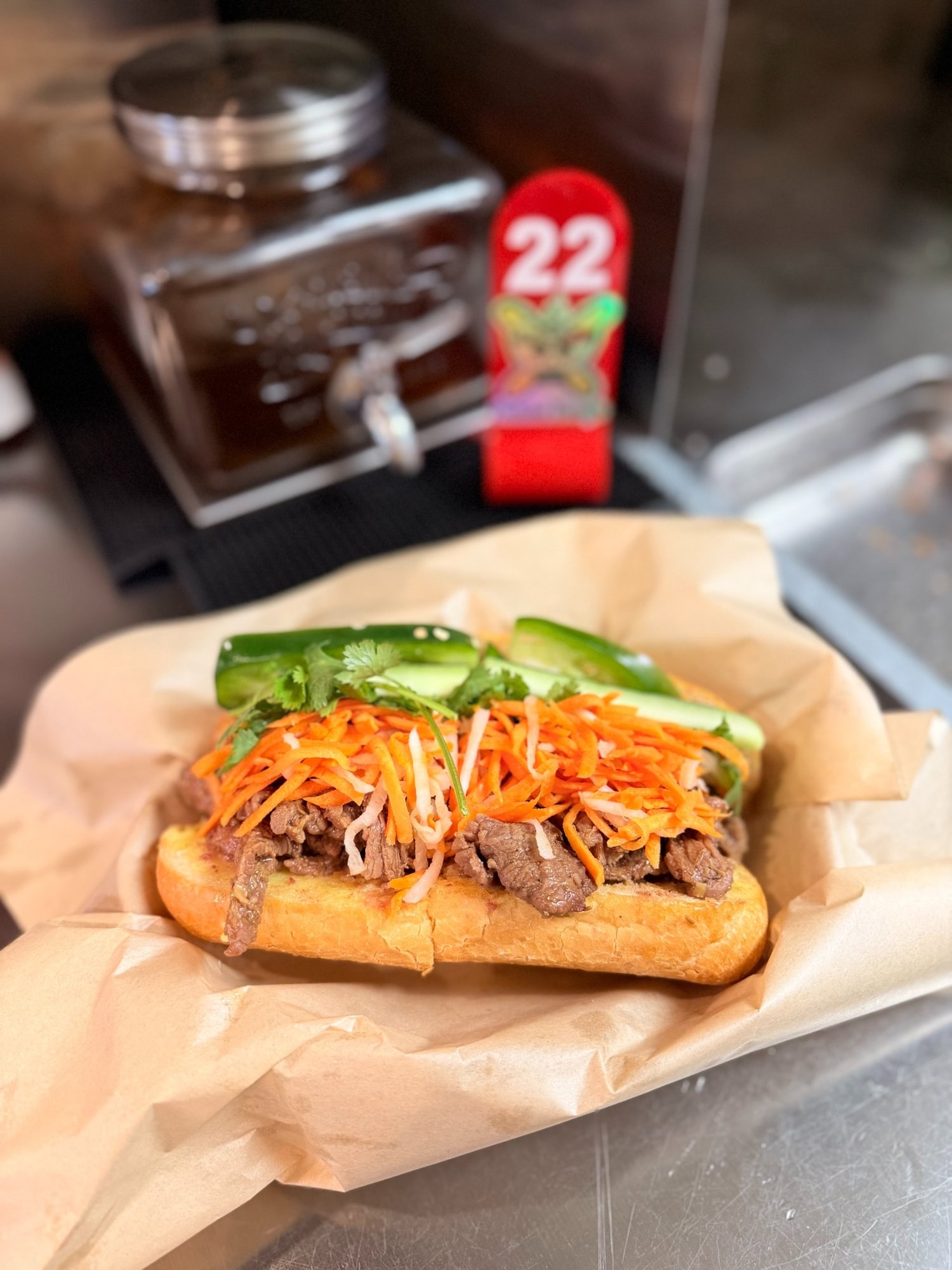 Lemongrass Beef Sandwich (Bánh mì BÒ Nướng)