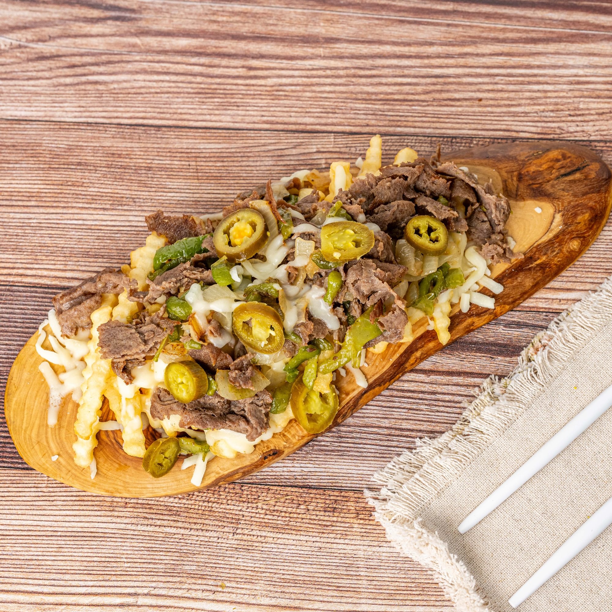 Loaded Fries Sandwich