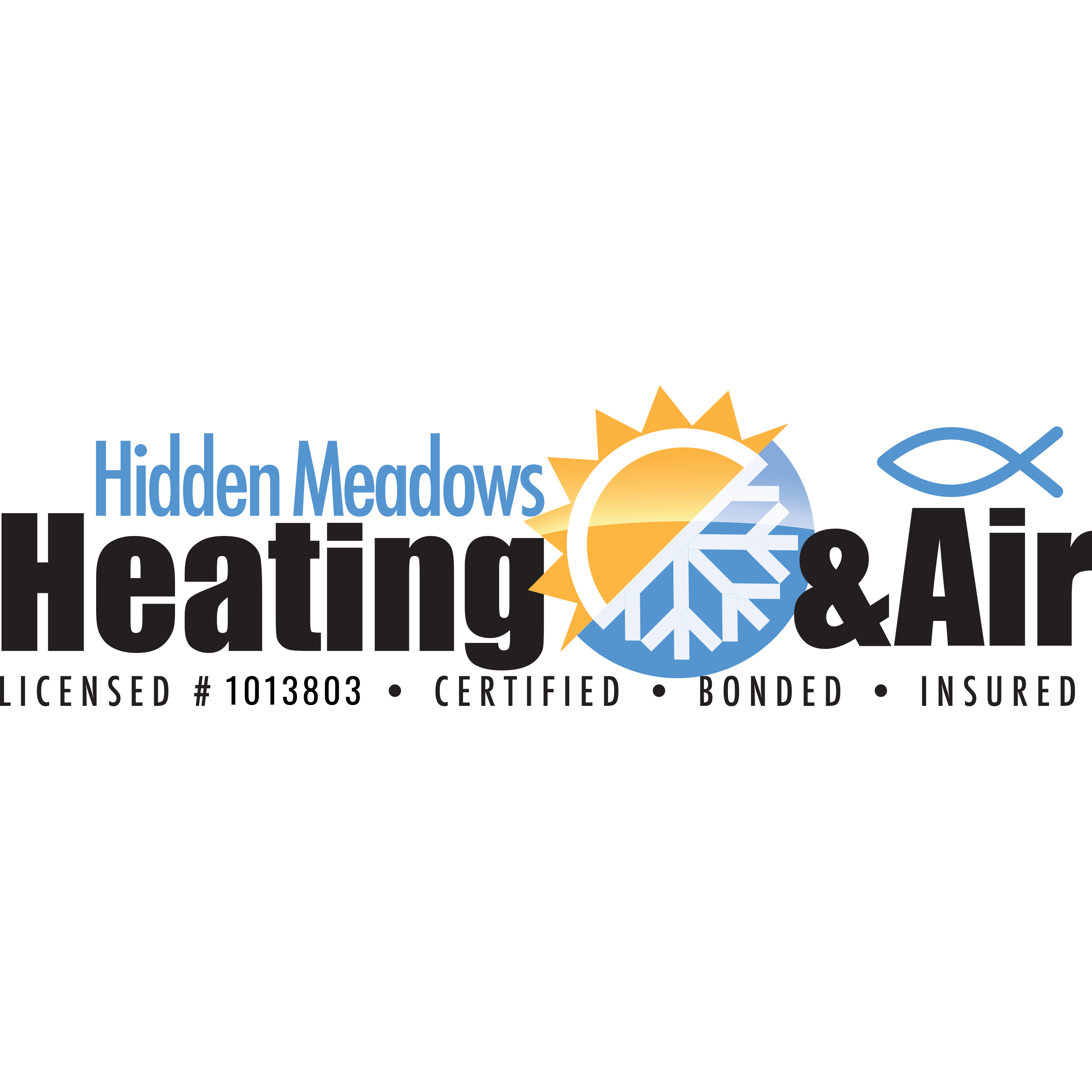Hidden Meadows Heating &amp; Air Logo