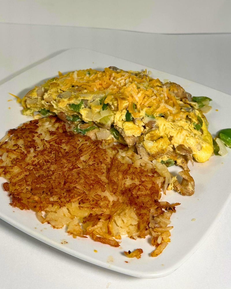 Chicken Fajita Omelet