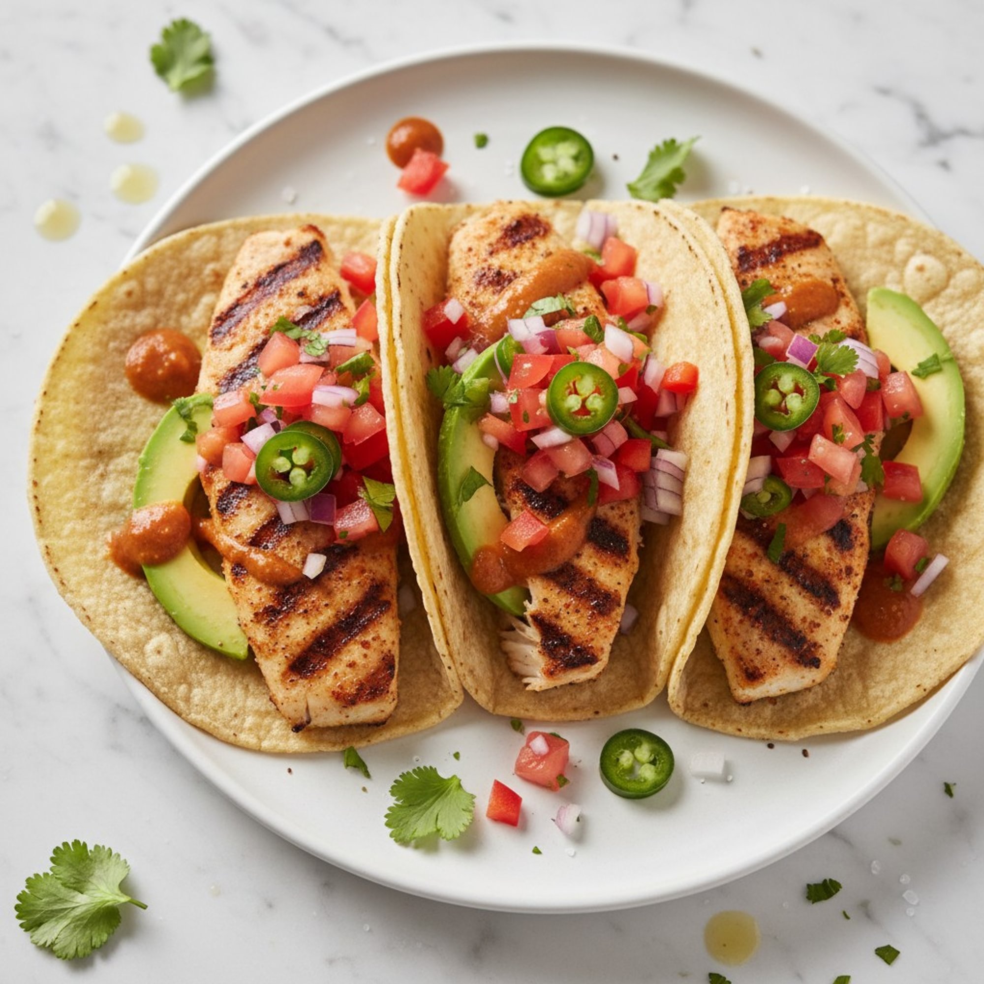 3 Tilapia Tacos