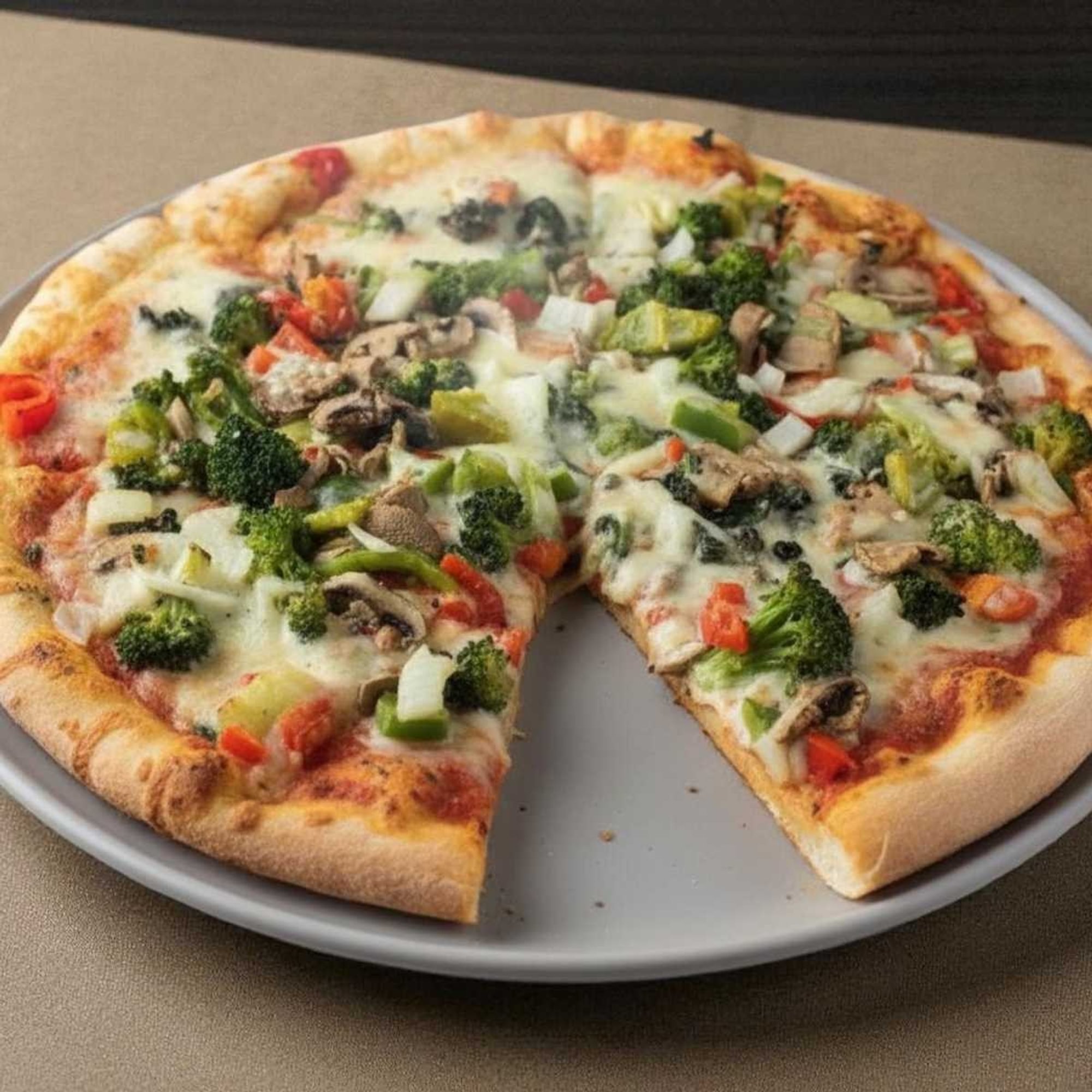 Lot-Sa Veggie Pizza (Square or Round)