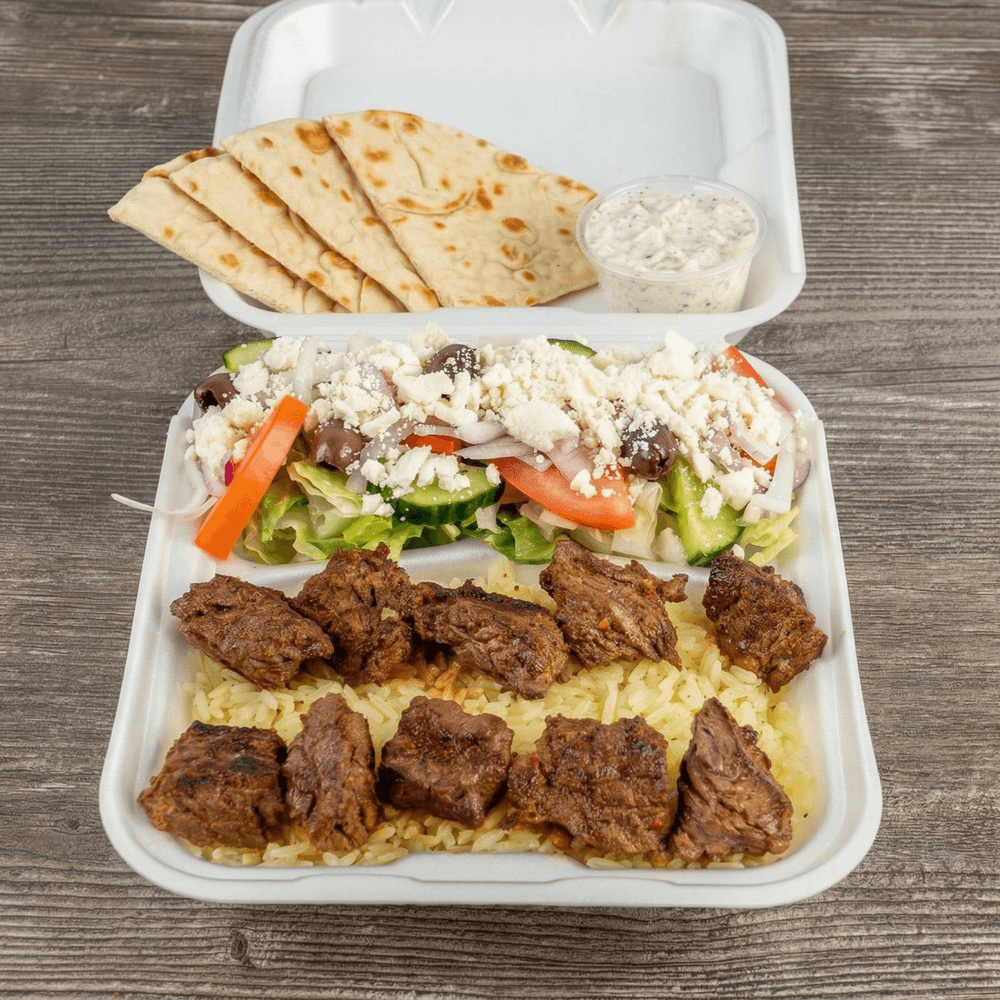Beef Souvlaki Plate