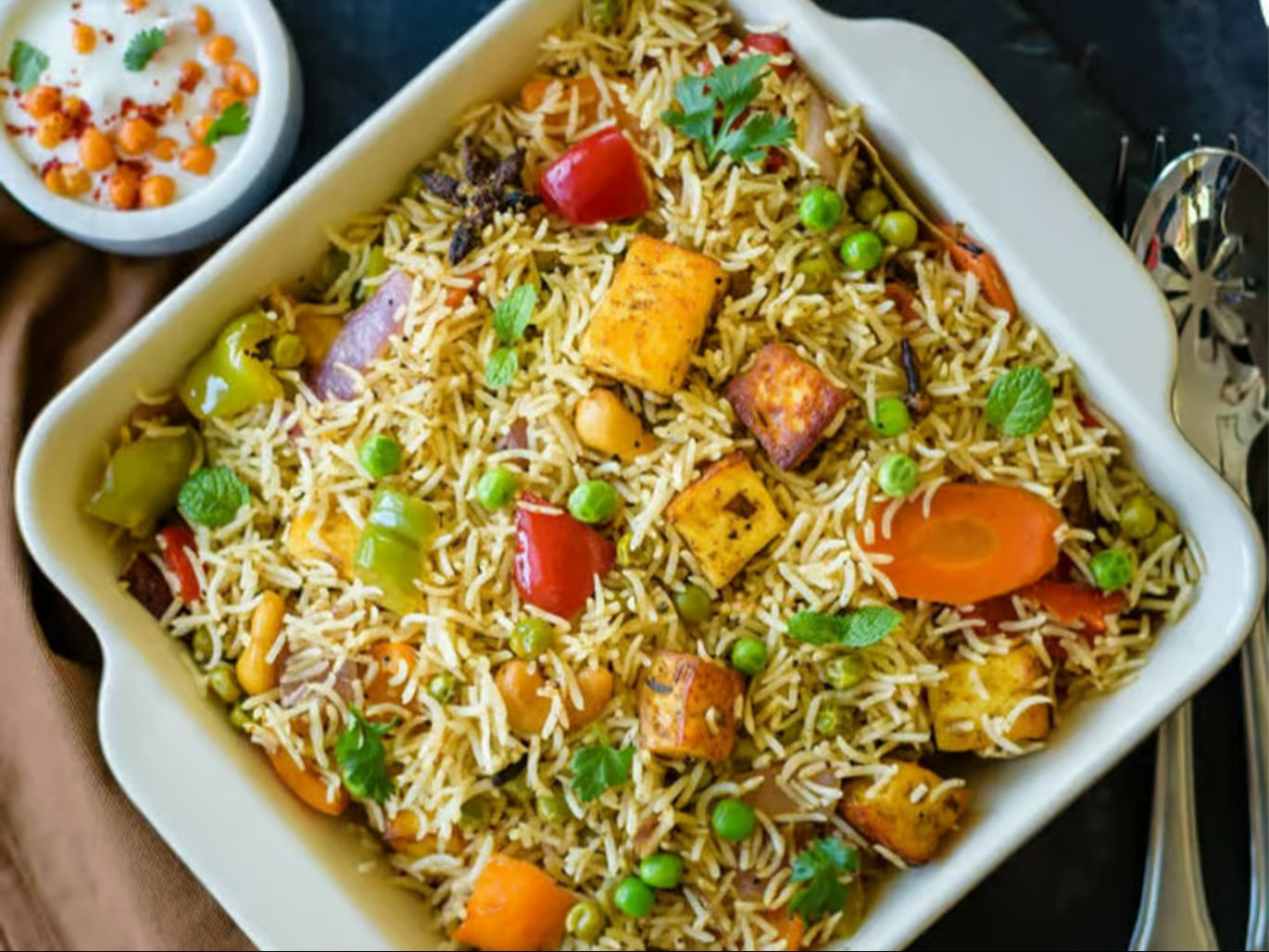 1. Vegetable Biryani