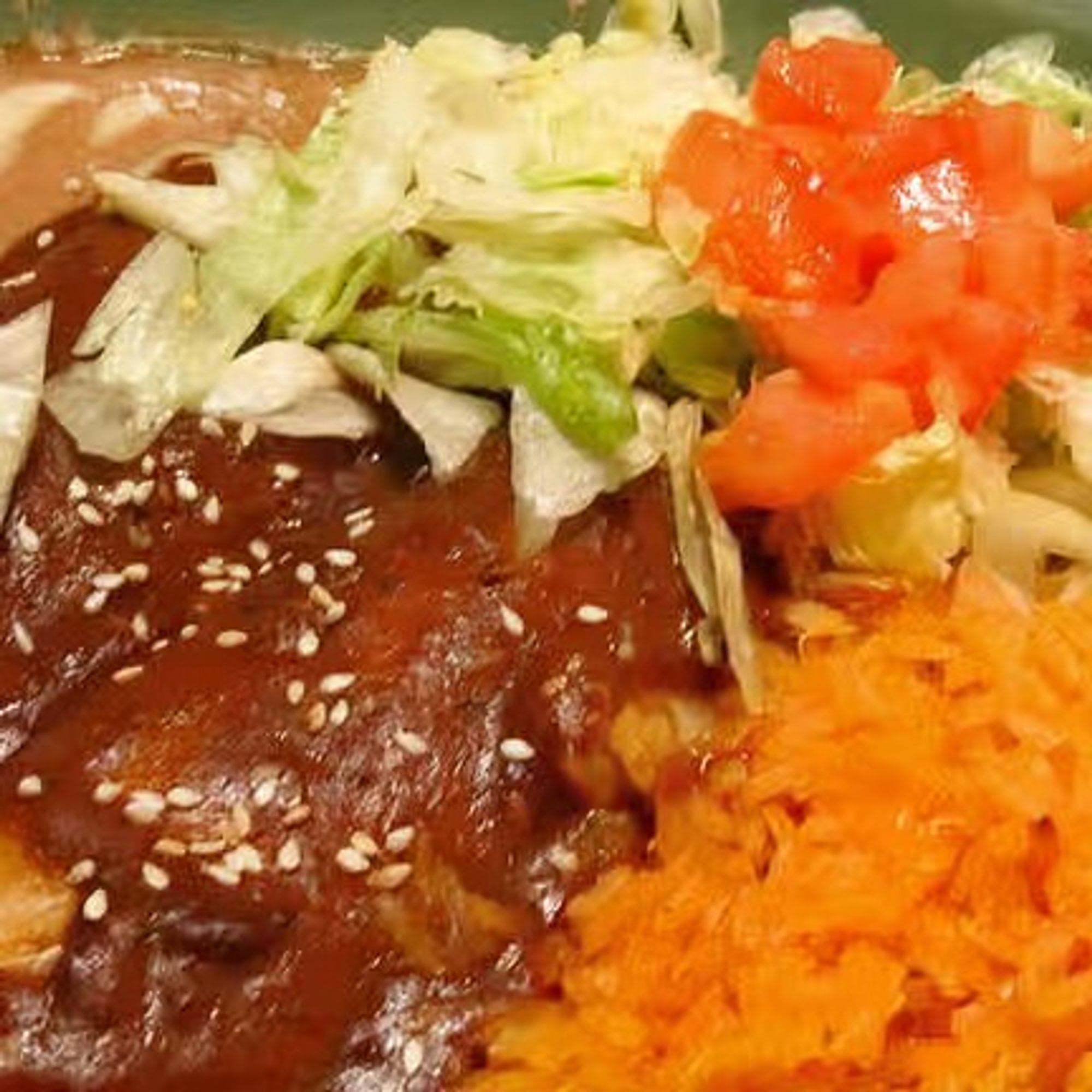 Mole Enchiladas