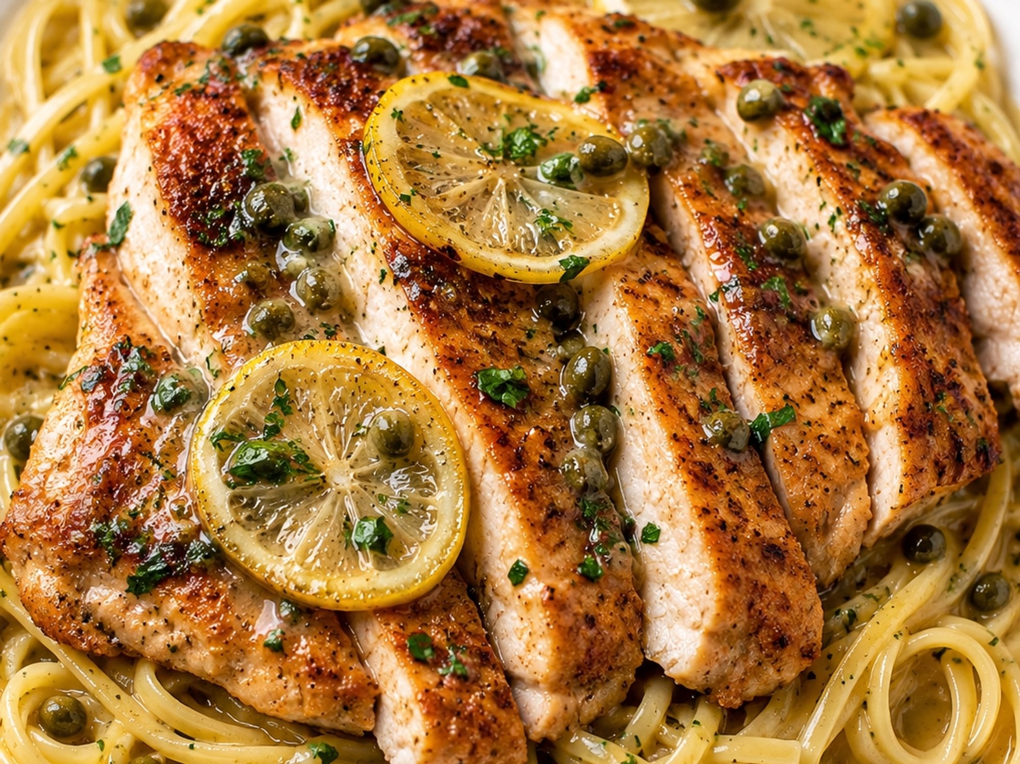 CHICKEN PICCATA LINGUINE