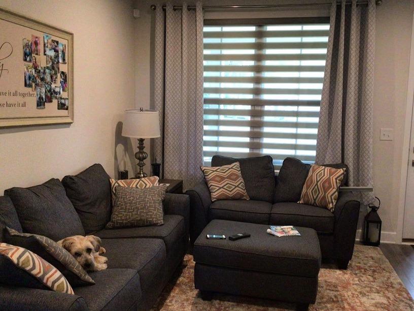 Make your living room feel cozy with our gorgeous Dual Shades and Custom Inspired Draperies by Budget Blinds of Phillipsburg. If you enjoy relaxing on Saturdays, our shades & drapes make the perfect accessory.  BudgetBlindsPhillipsburg  DualShades  ShadesOfBeauty  CustomInspiredDraperies  DrapedInBe