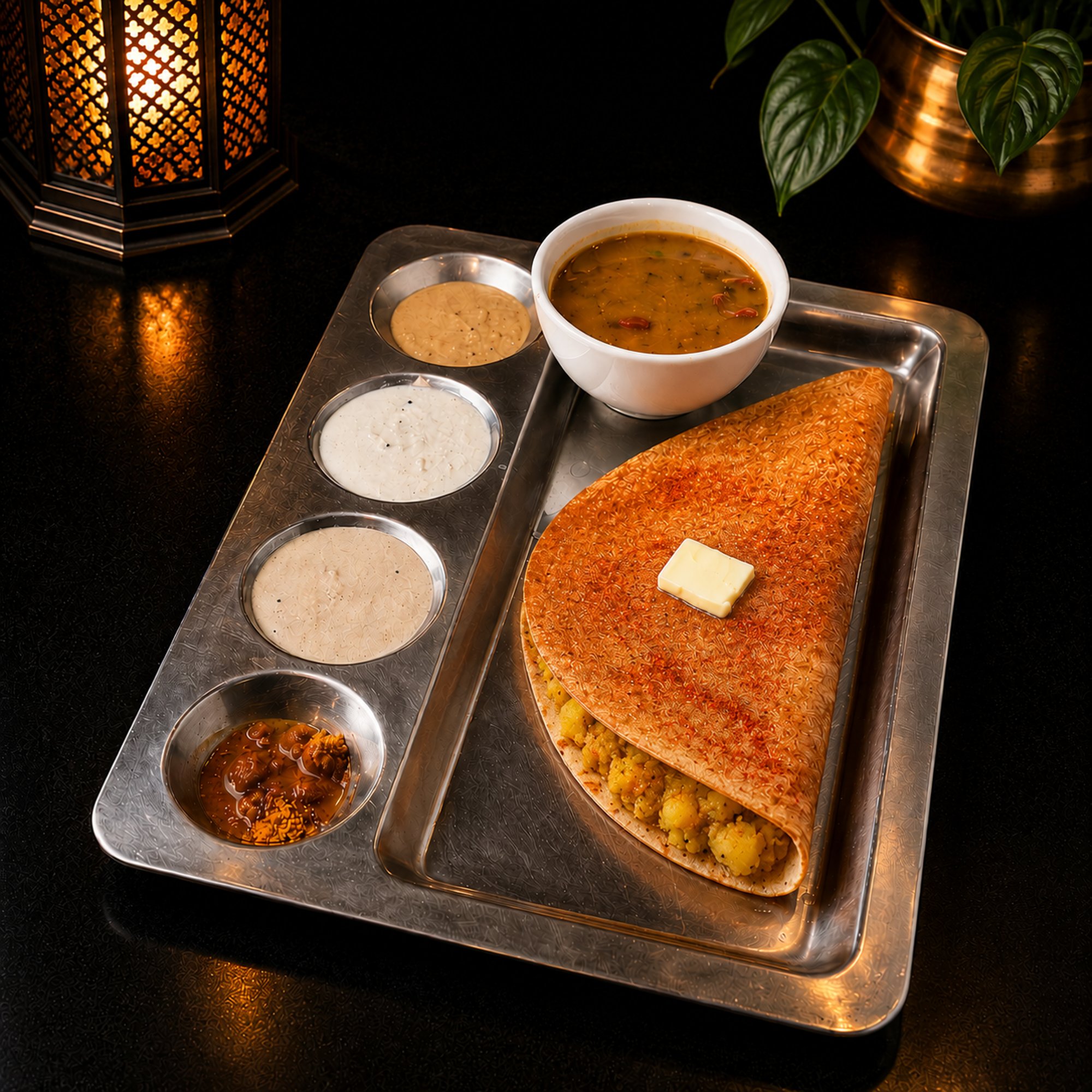 Benne Podi Masala Dosa