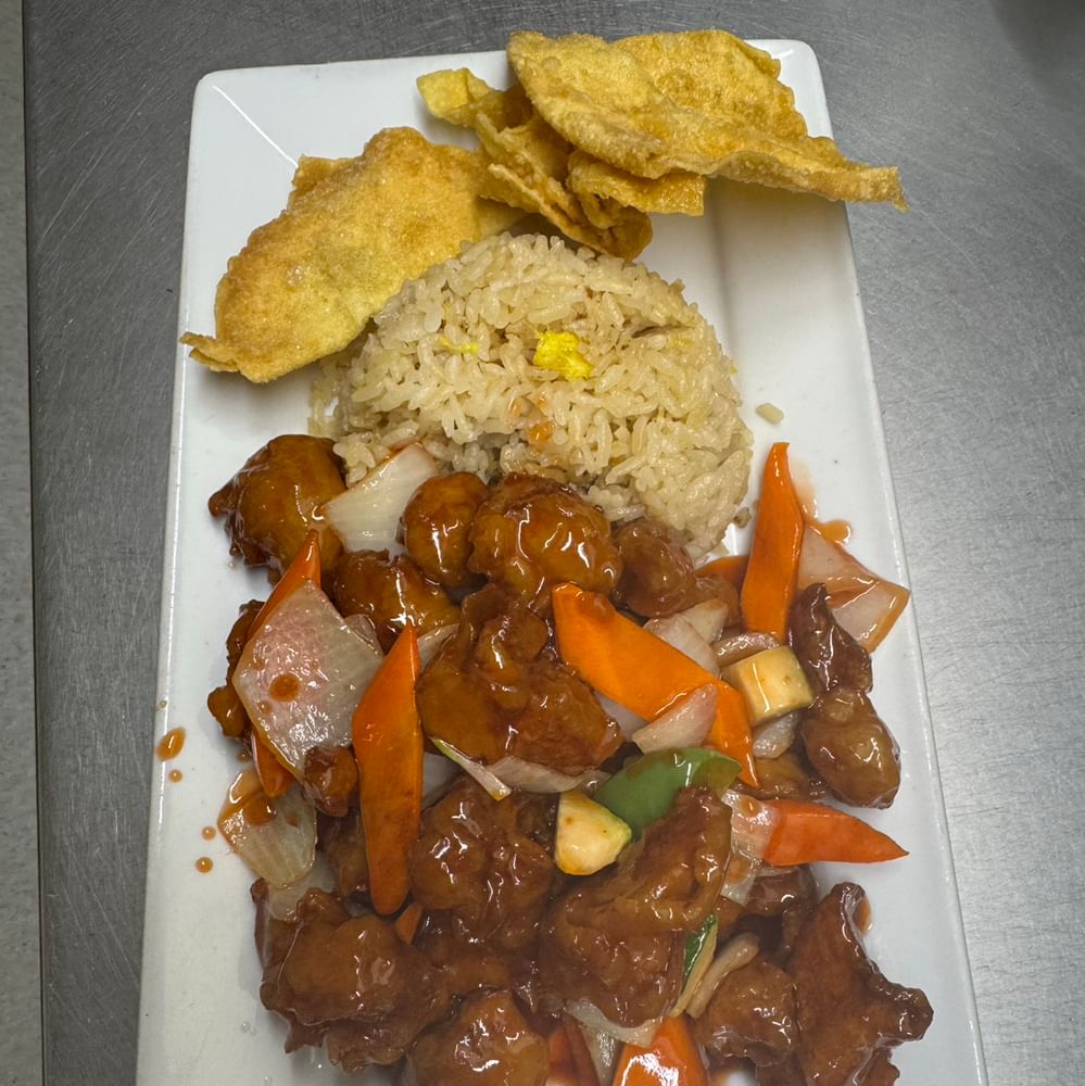 Sweet and Sour Pork Lunch or Chicken Lunch
