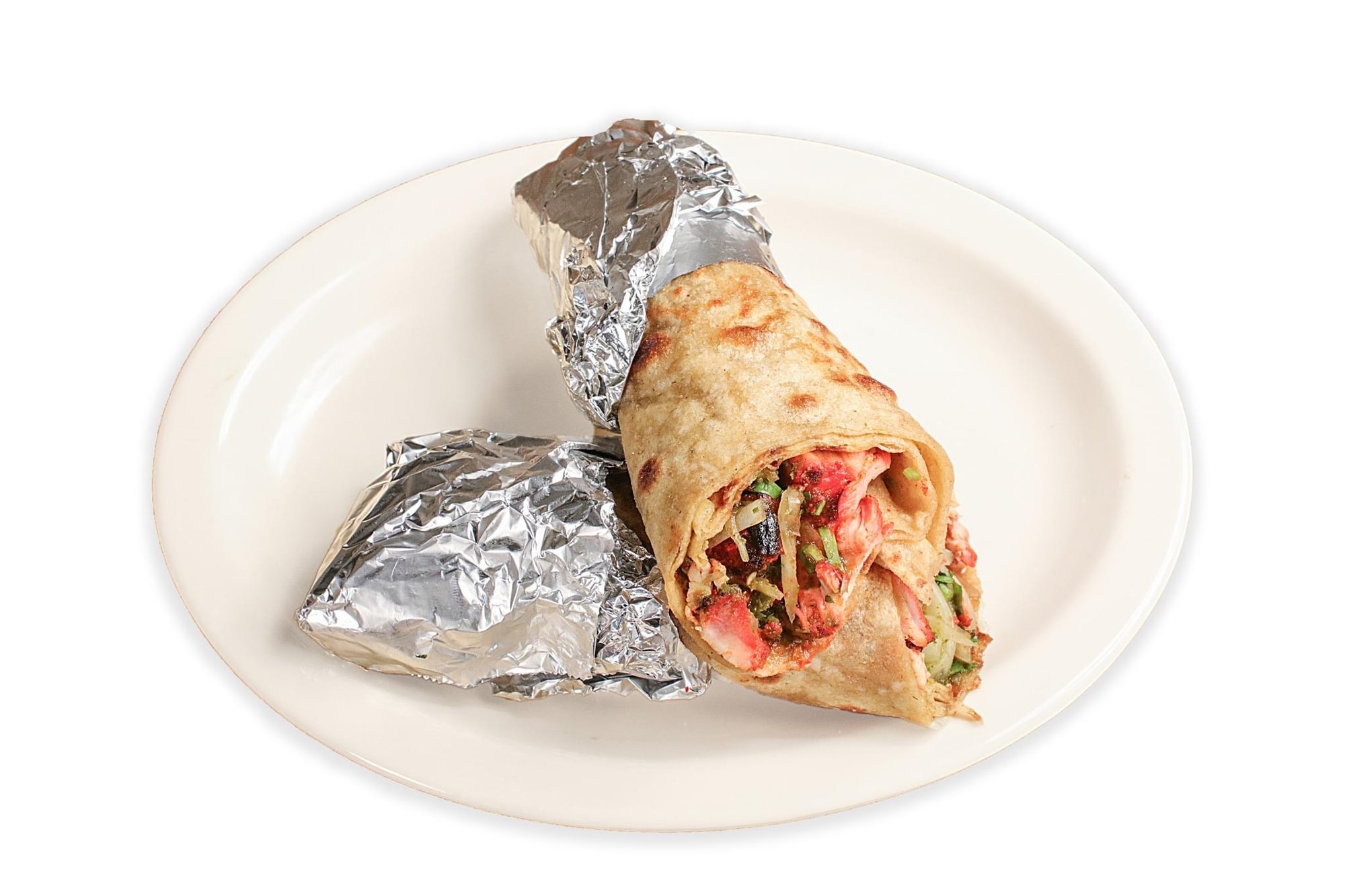Chicken Tikka Boti Paratha Wrap