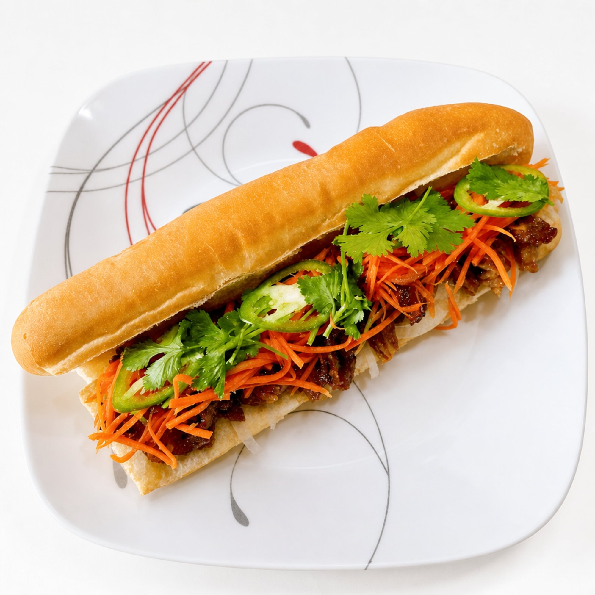 8. Bánh Mì Heo Nướng (Grilled Pork Sub)
